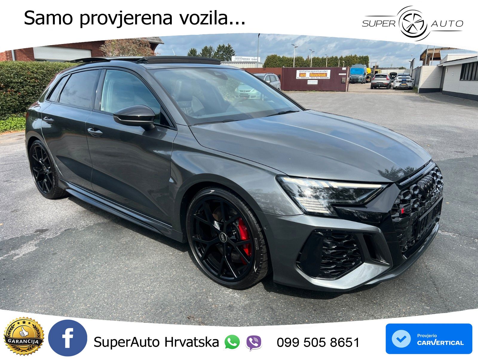 Audi RS3 Sportback 2.5 TFSI (400 KS) quattro S tronic LED+GR SJED+ACC