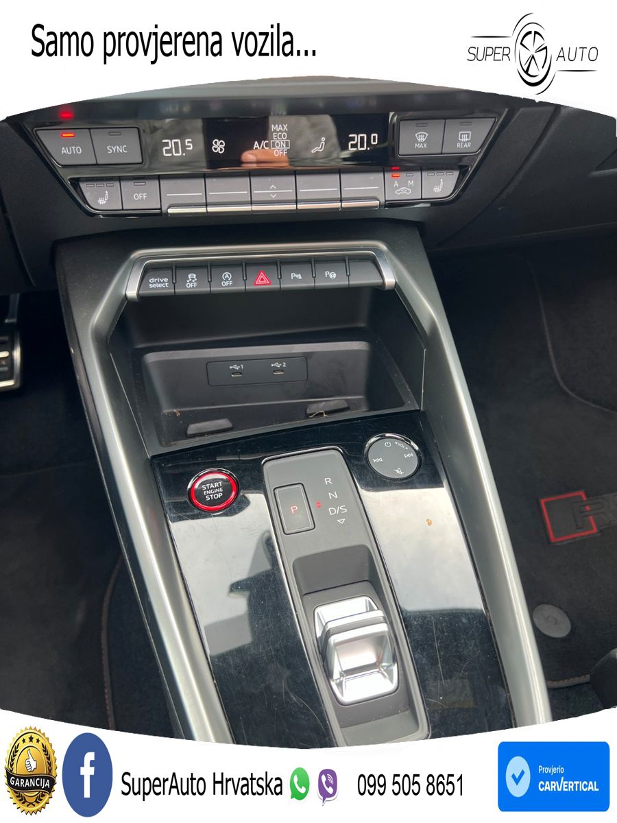Audi RS3 Sportback 2.5 TFSI (400 KS) quattro S tronic LED+GR SJED+ACC