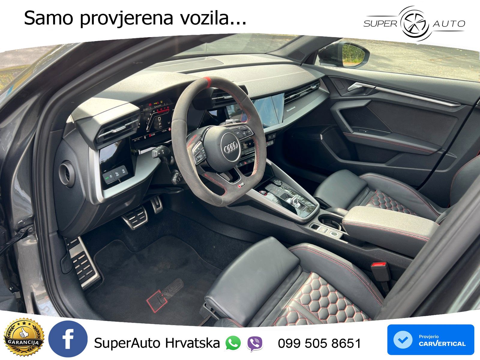 Audi RS3 Sportback 2.5 TFSI (400 KS) quattro S tronic LED+GR SJED+ACC