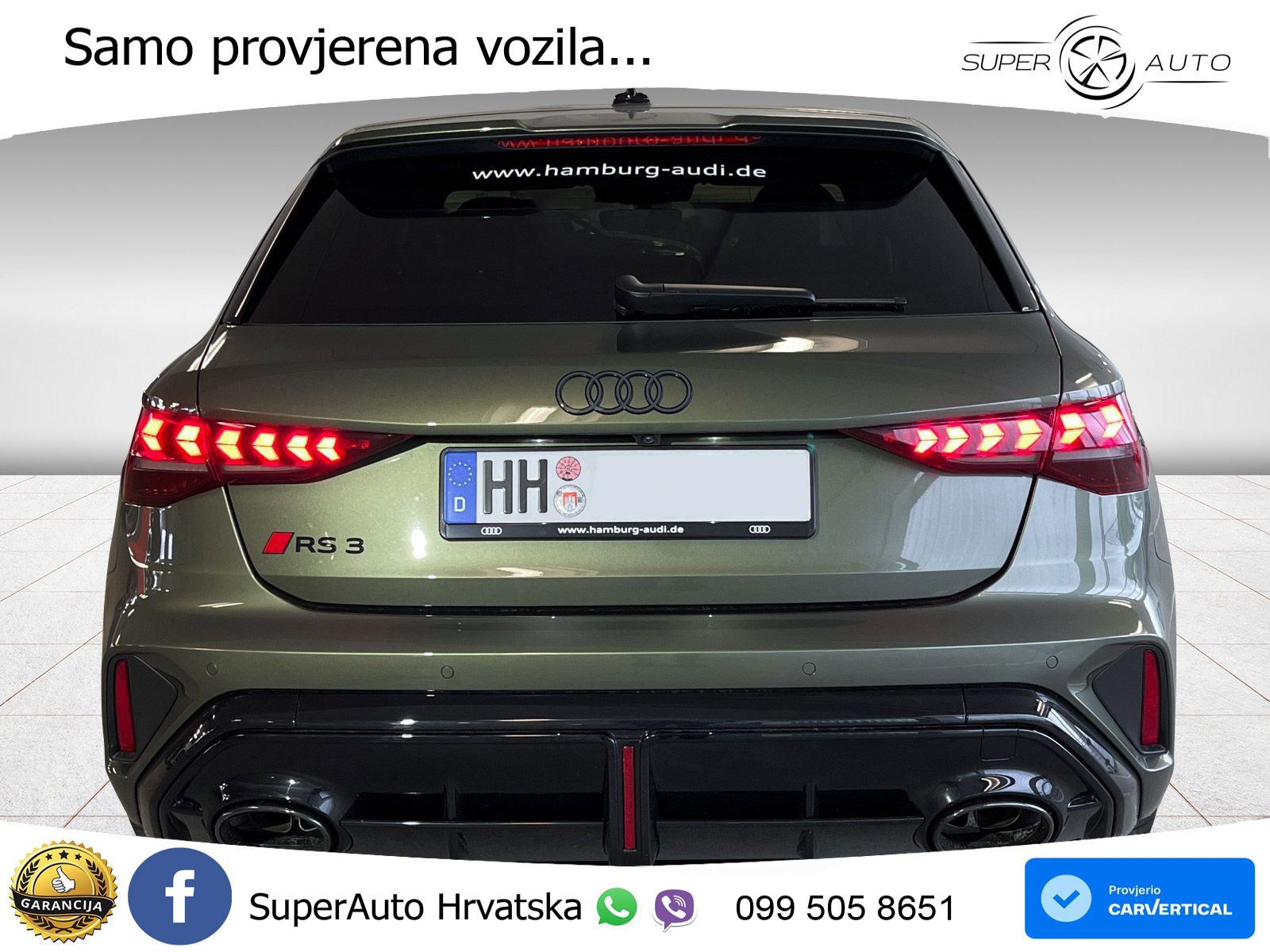 Audi RS3 Sedan 2.5 TFSI (400 KS) quattro S tronic
