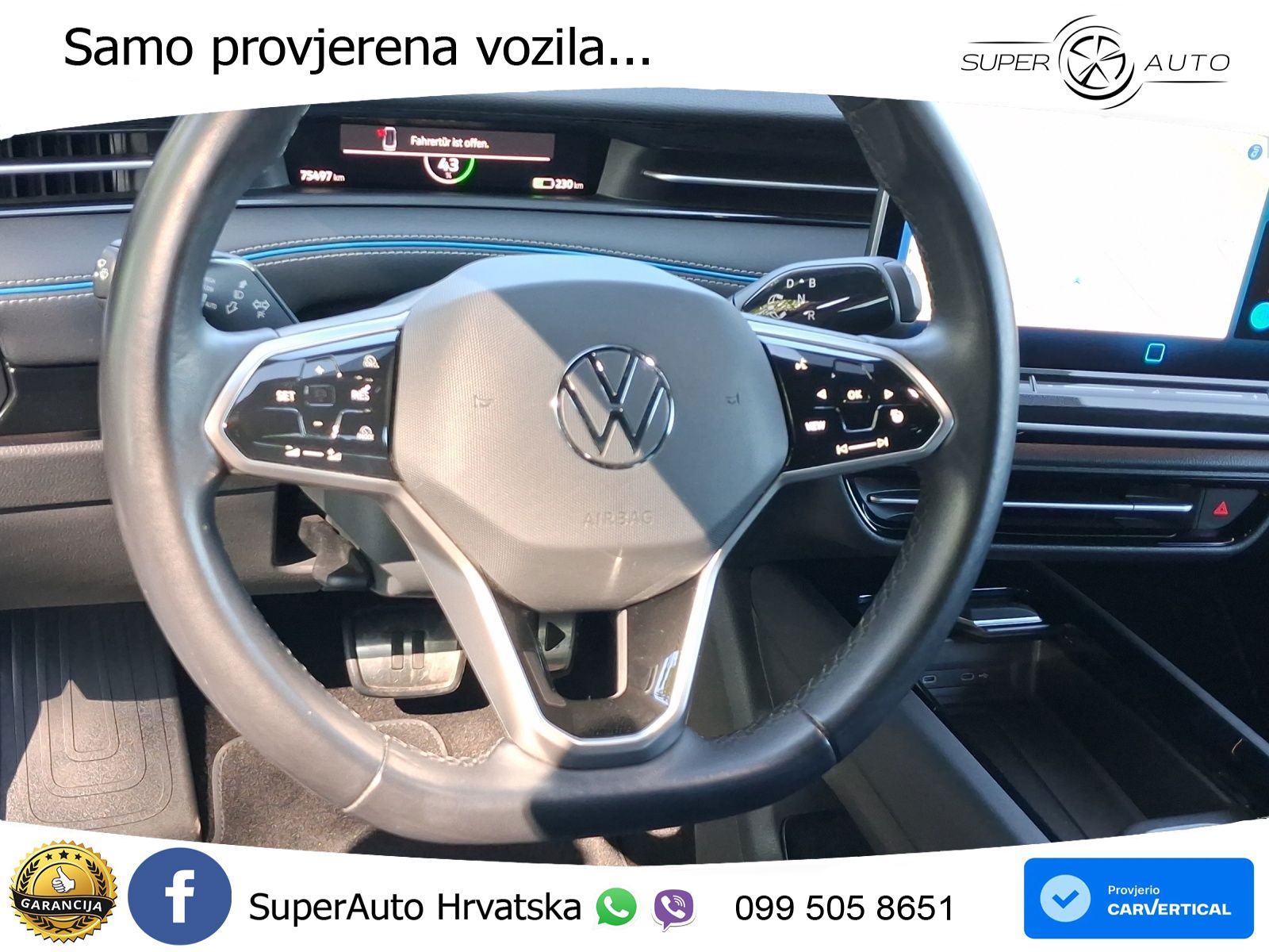 Volkswagen ID.7 Pro 82 kWh (286 KS)