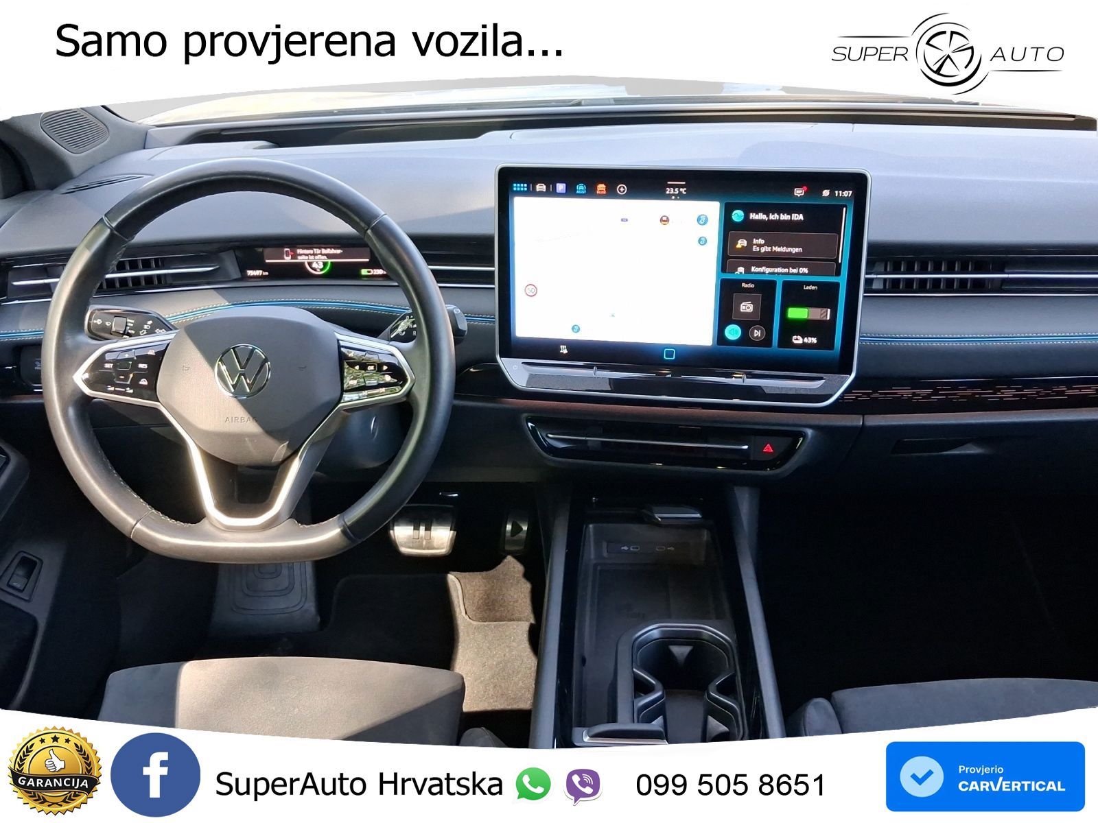 Volkswagen ID.7 Pro 82 kWh (286 KS)