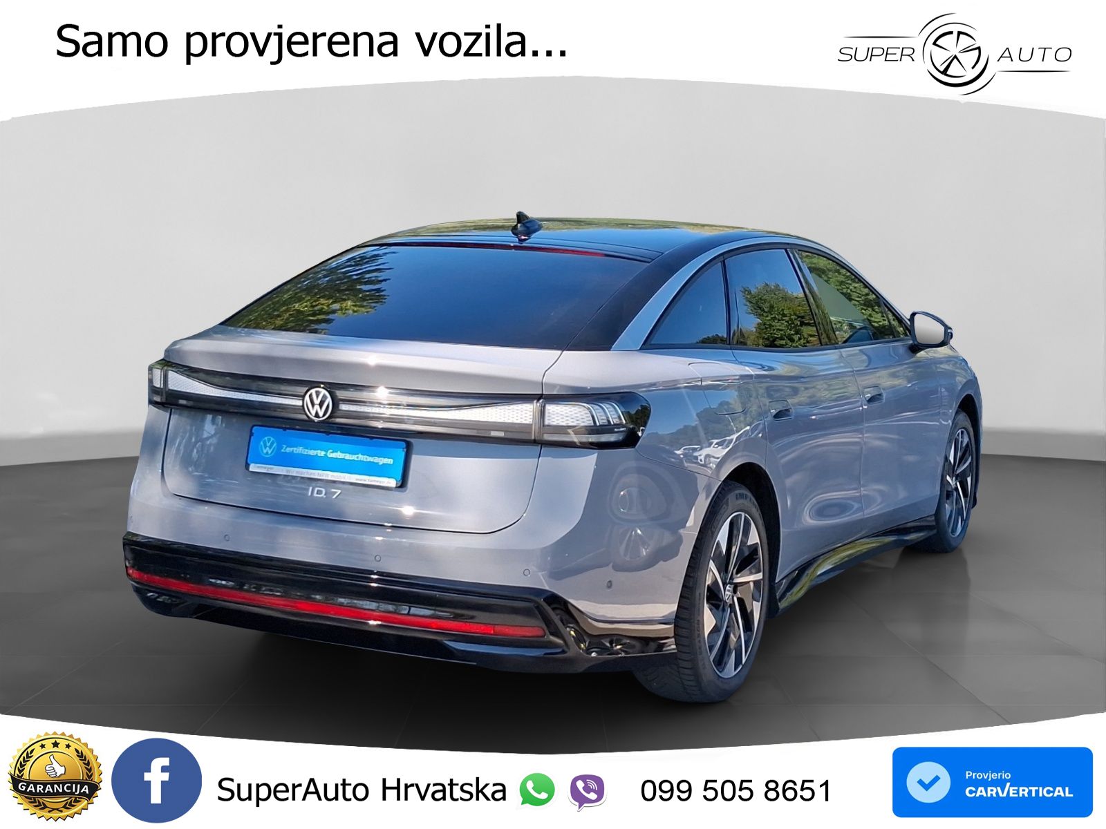 Volkswagen ID.7 Pro 82 kWh (286 KS)