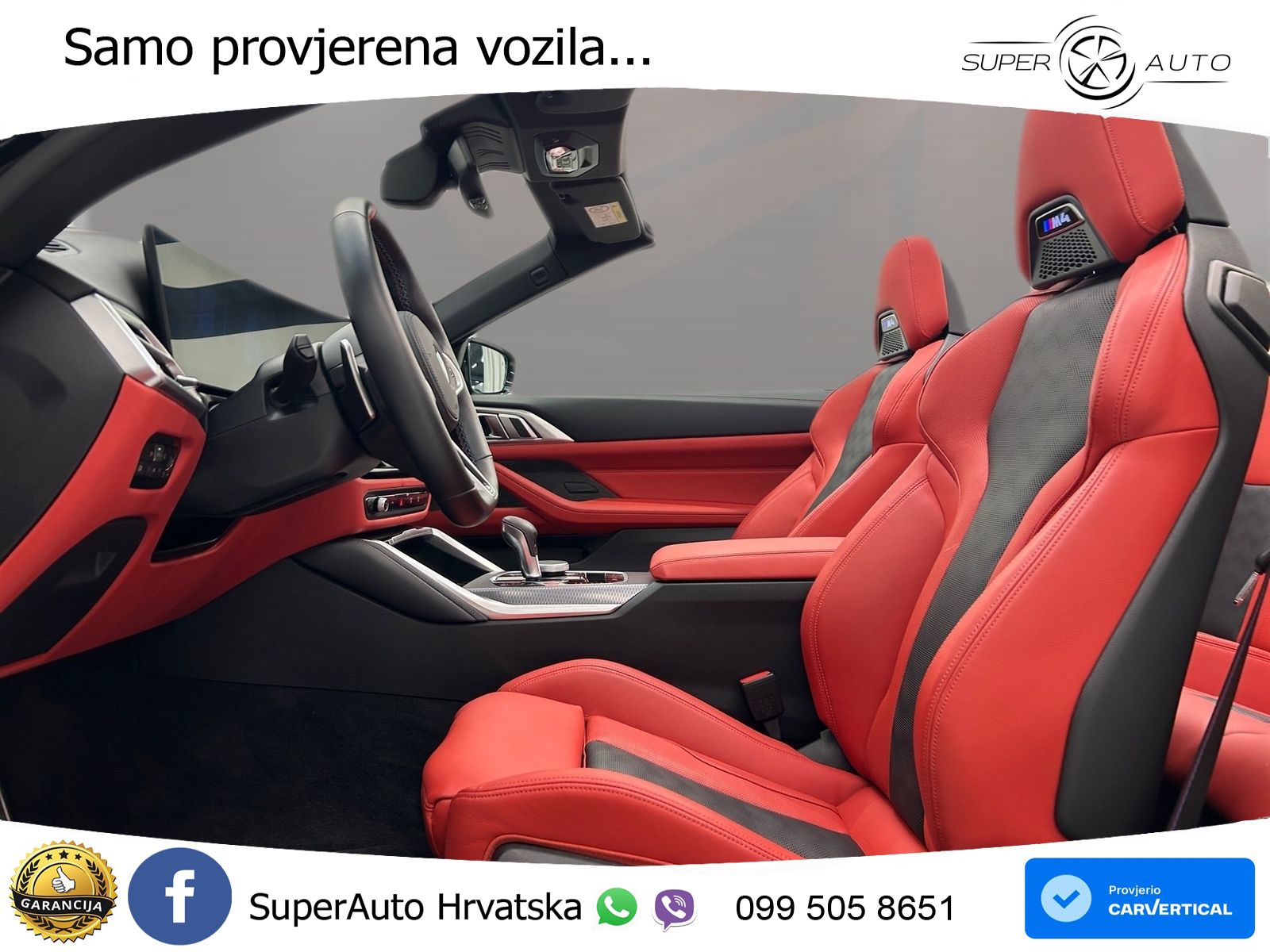 BMW M4 Convertible Competition 3.0 (530 KS) xDrive Steptronic LED+GR SJED+ACC