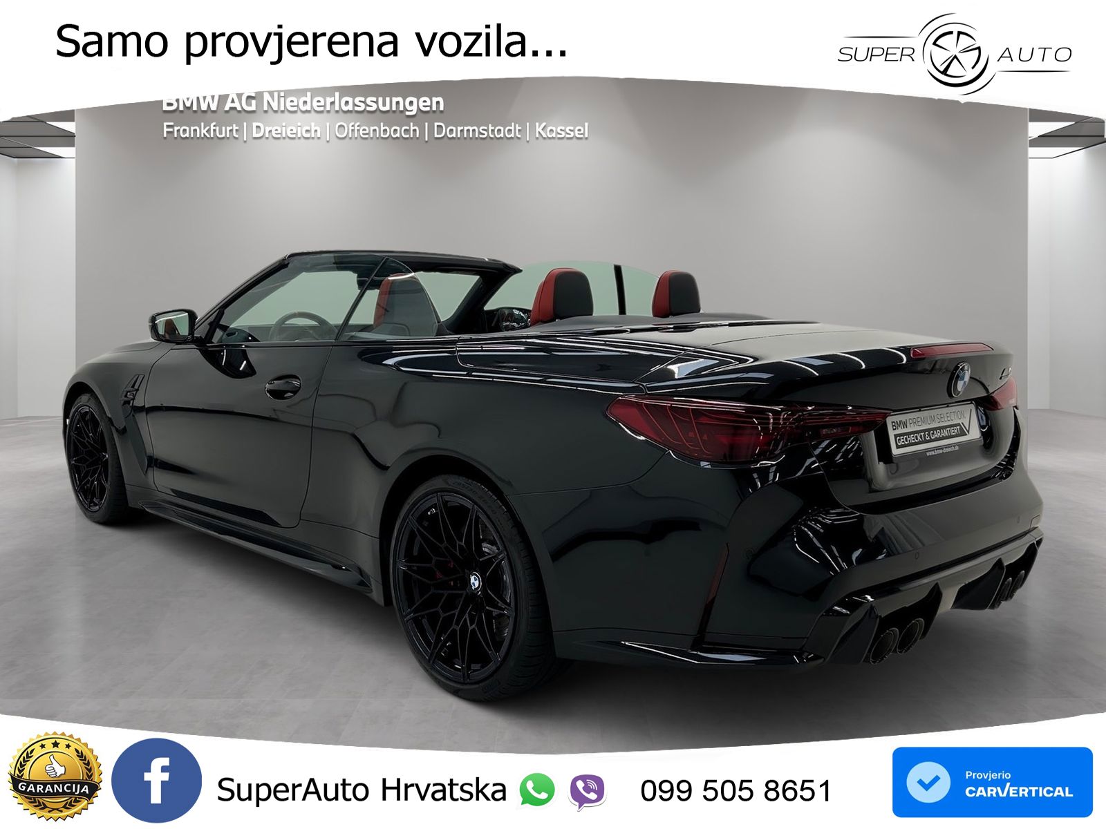 BMW M4 Convertible Competition 3.0 (530 KS) xDrive Steptronic LED+GR SJED+ACC
