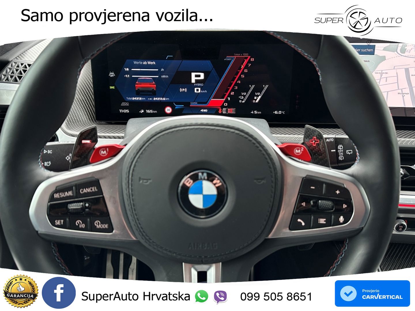 BMW XM 50e (476 KS) M xDrive M Steptronic LED+GR SJED+ACC