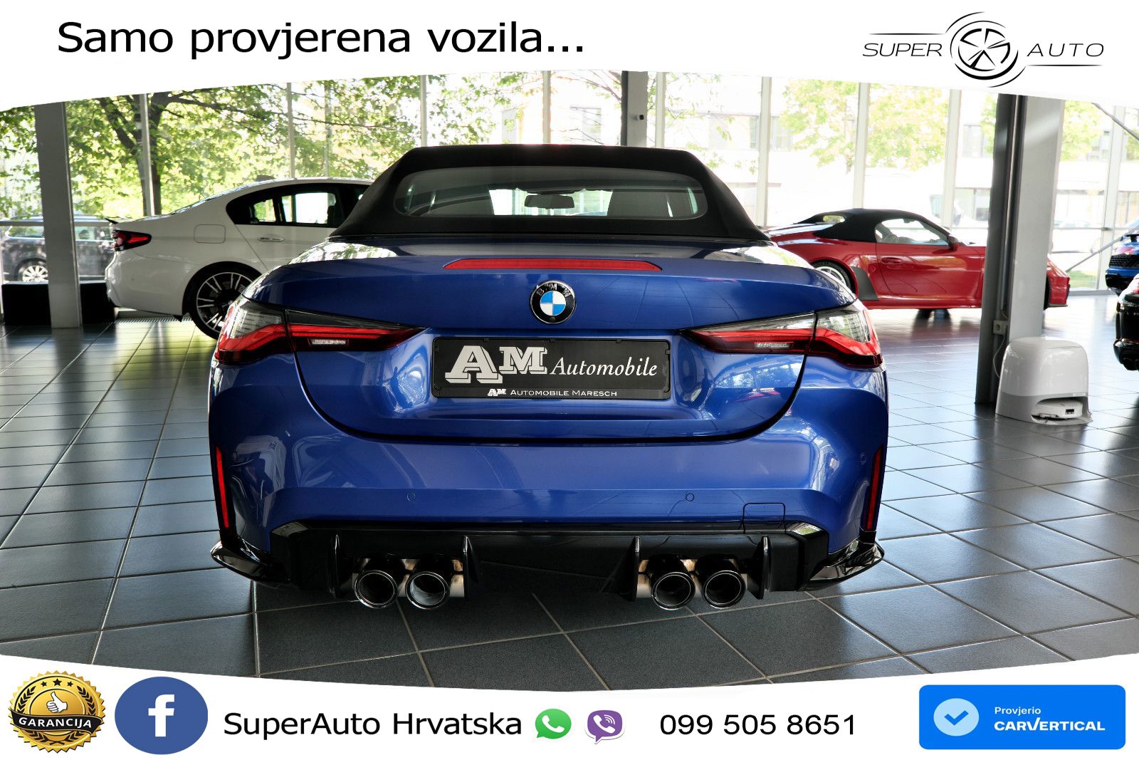 BMW M4 Convertible Competition 3.0 (510 KS) xDrive Steptronic LED+GR SJED+ACC