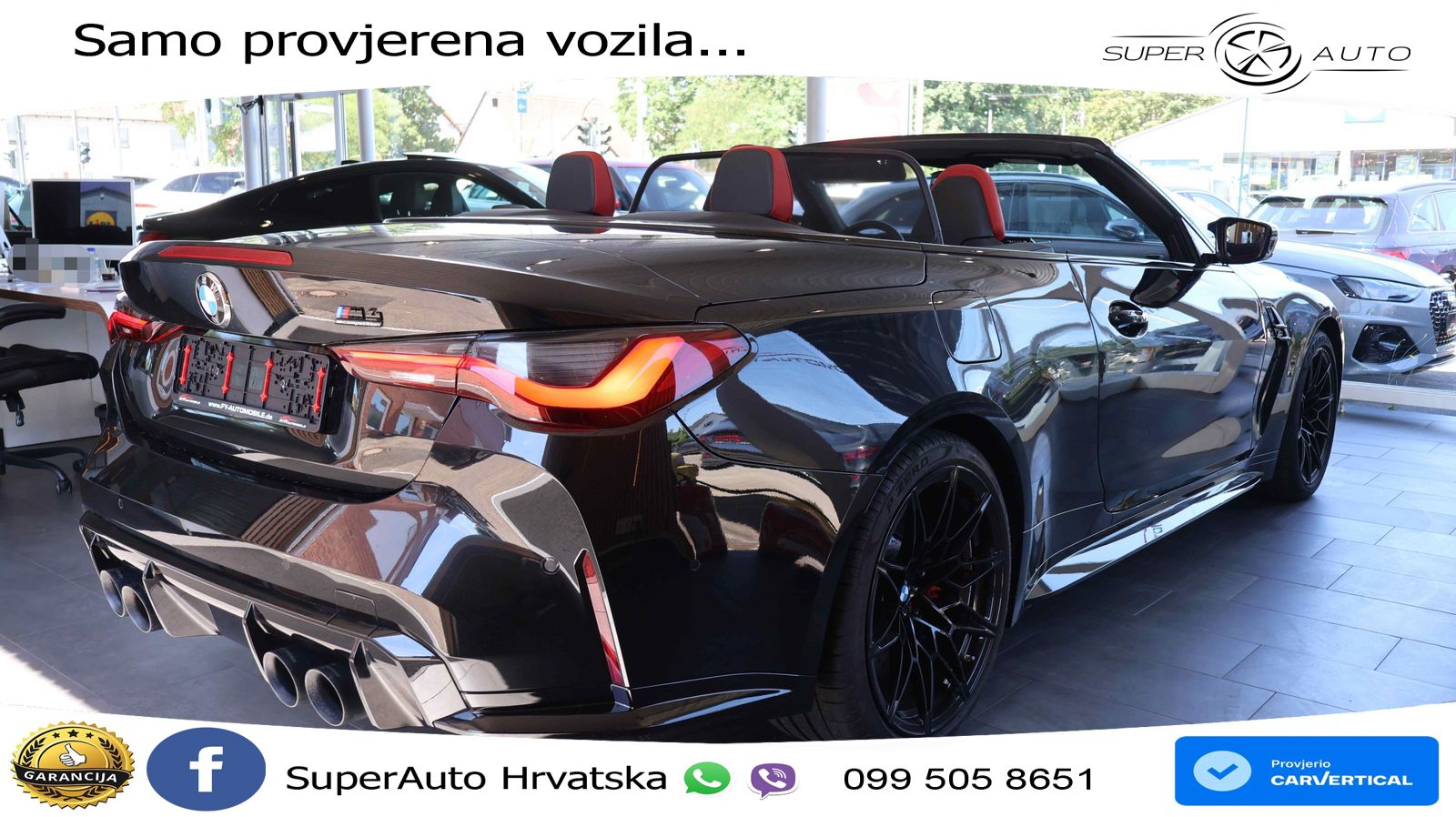 BMW M4 Convertible Competition 3.0 (510 KS) xDrive Steptronic LED+GR SJED+ACC