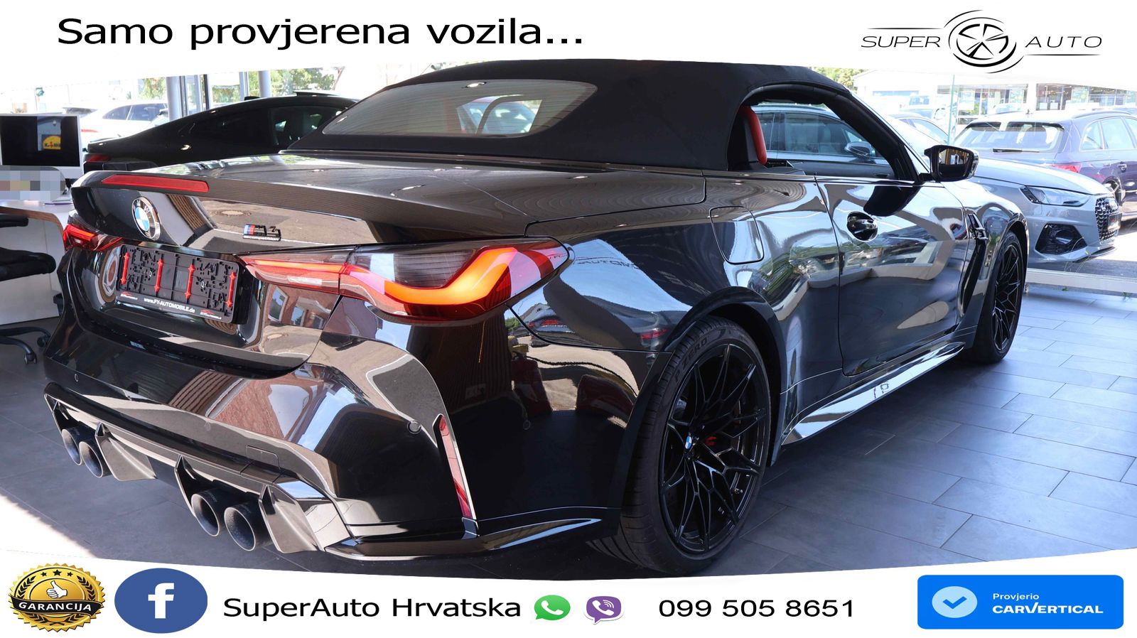 BMW M4 Convertible Competition 3.0 (510 KS) xDrive Steptronic LED+GR SJED+ACC