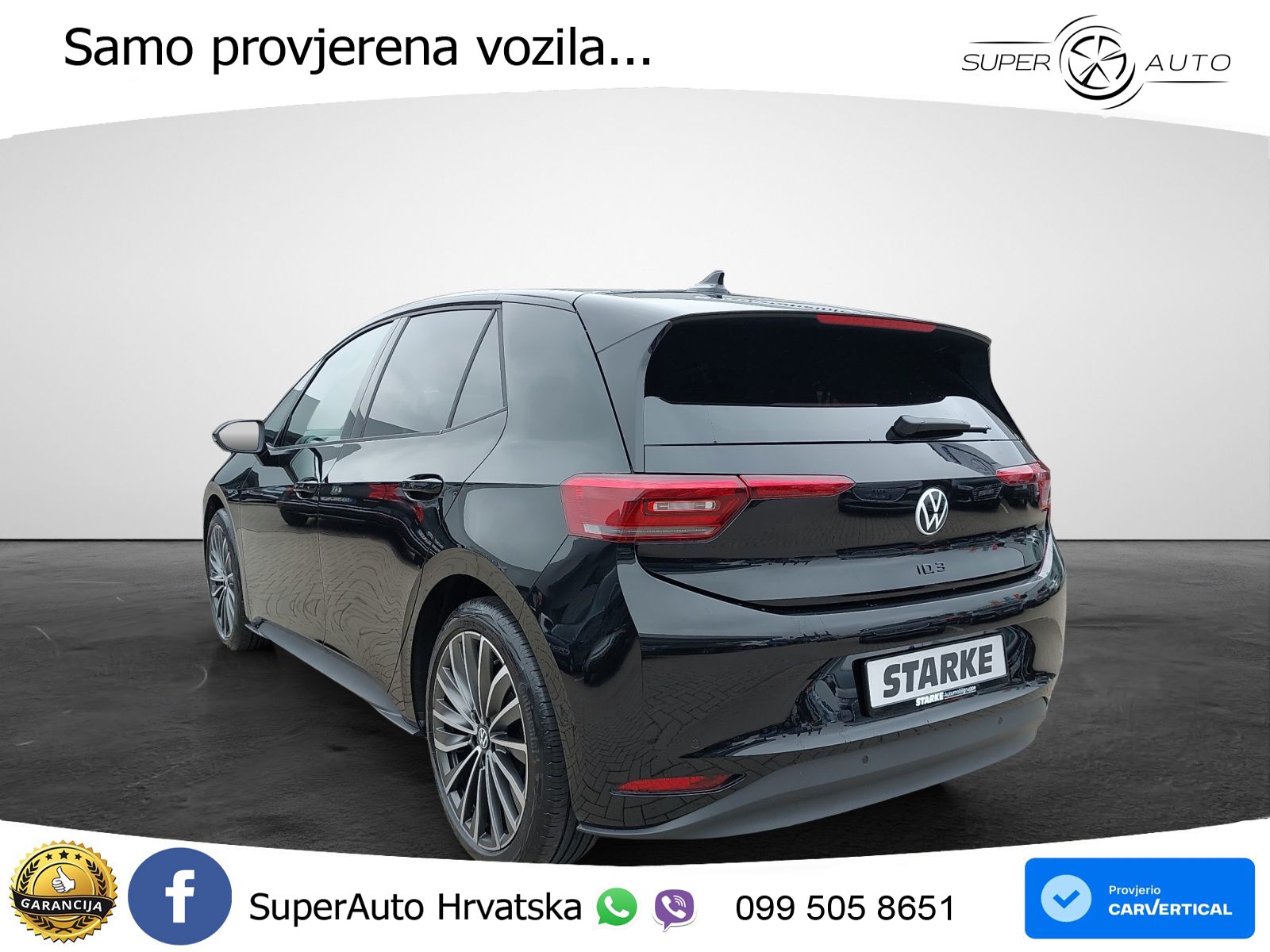 Volkswagen ID.3 Pro 62 kWh (204 KS) LED+GR SJED+ACC