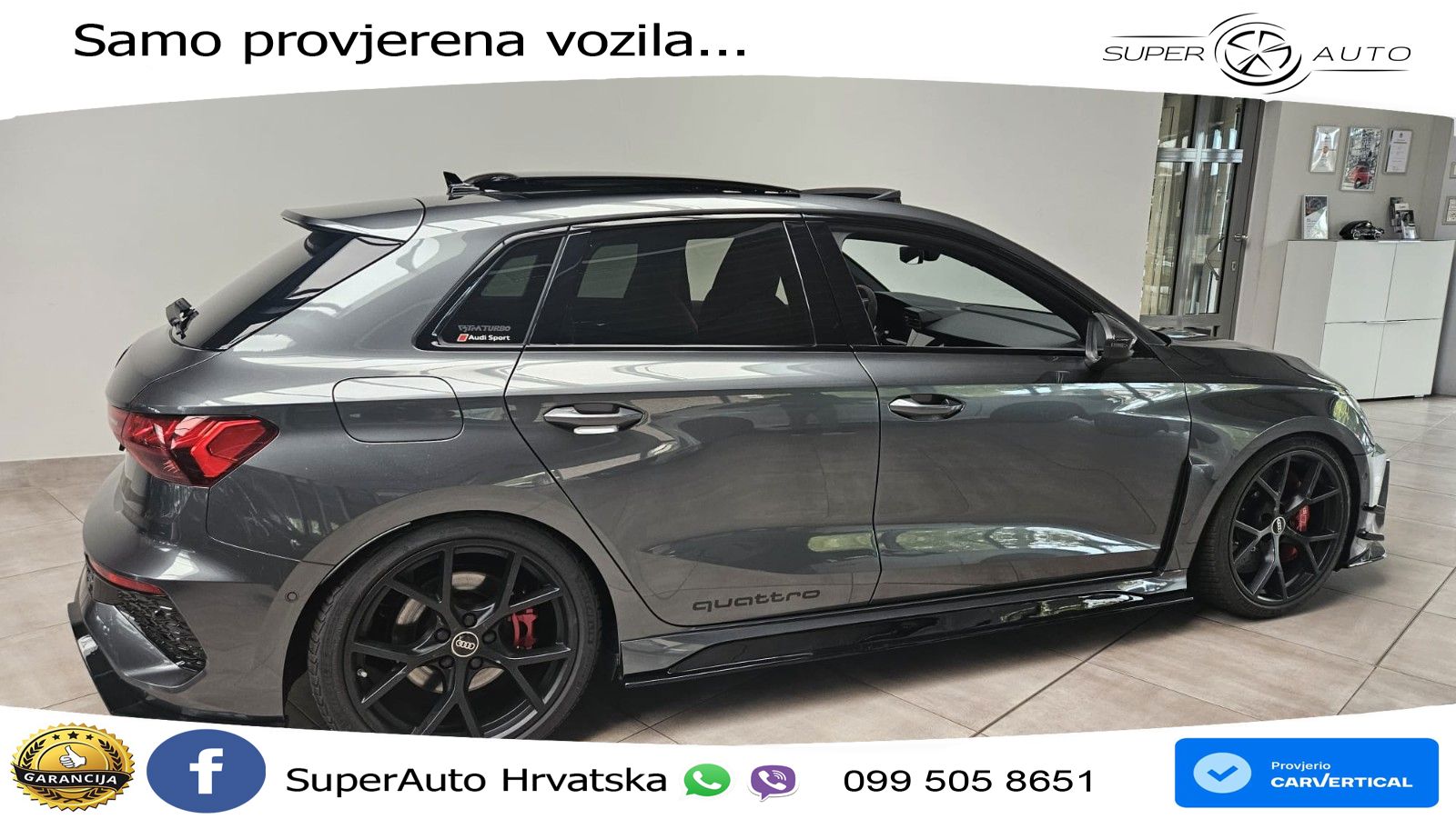 Audi RS3 Sedan 2.5 TFSI (400 KS) quattro S tronic LED+GR SJED+ACC