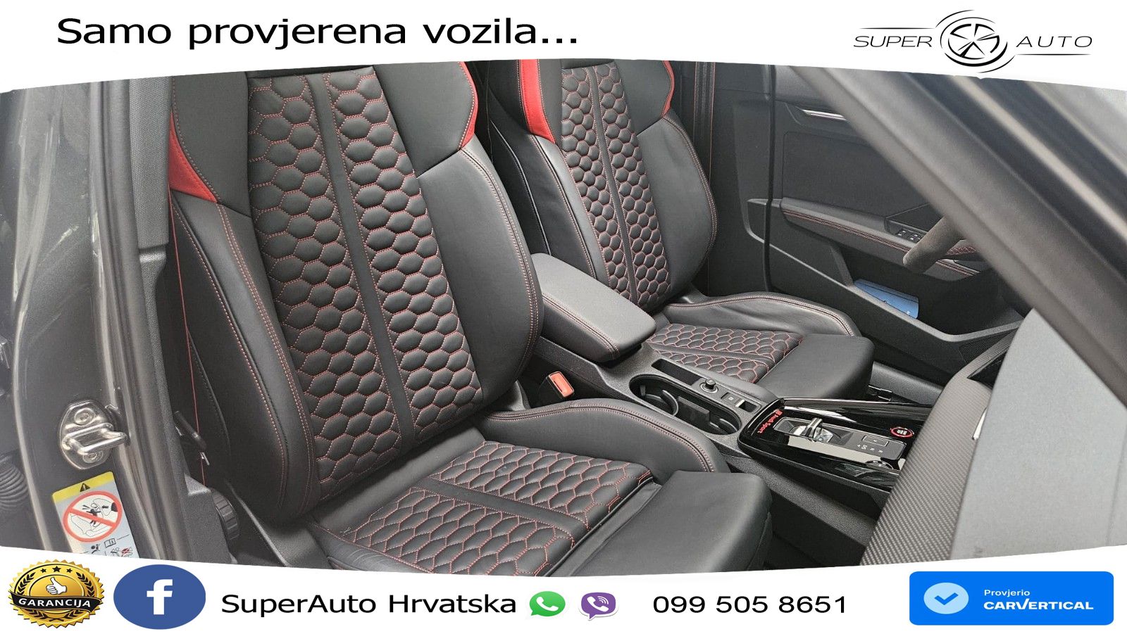 Audi RS3 Sedan 2.5 TFSI (400 KS) quattro S tronic LED+GR SJED+ACC