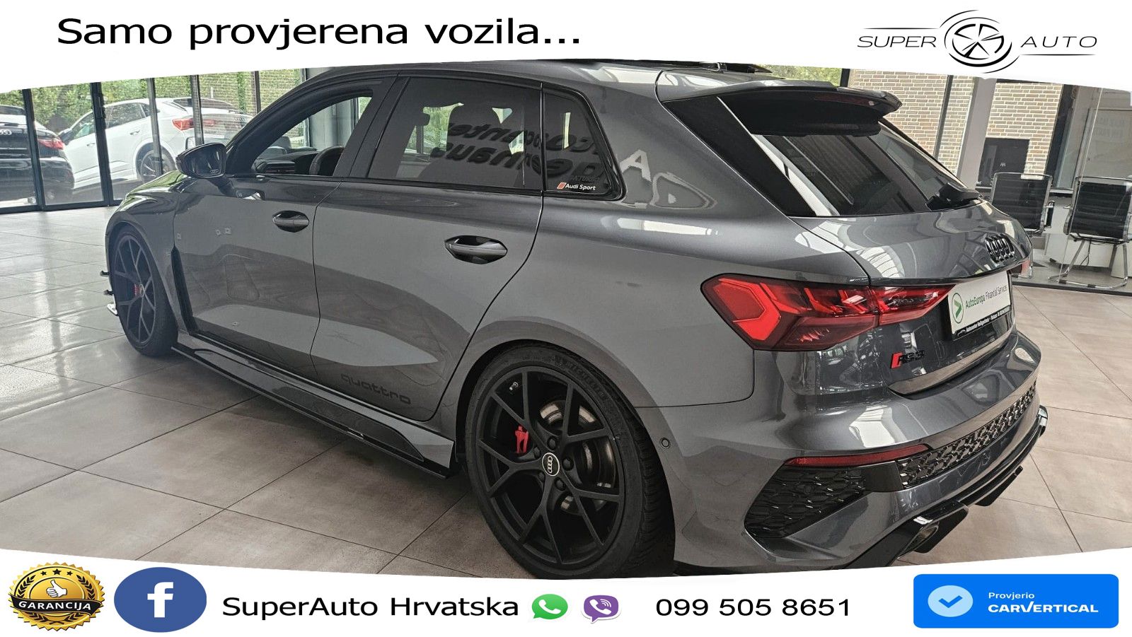 Audi RS3 Sedan 2.5 TFSI (400 KS) quattro S tronic LED+GR SJED+ACC