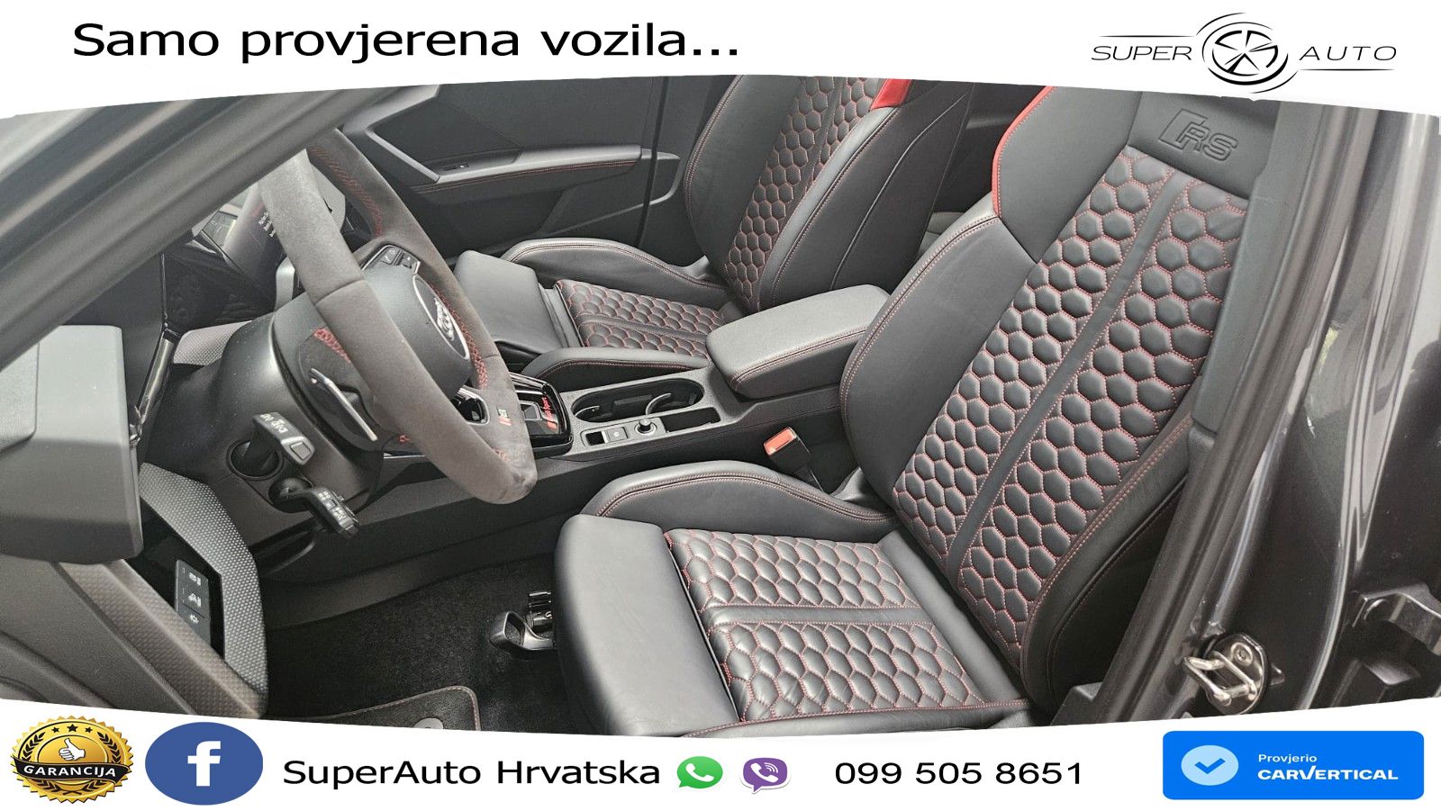 Audi RS3 Sedan 2.5 TFSI (400 KS) quattro S tronic LED+GR SJED+ACC