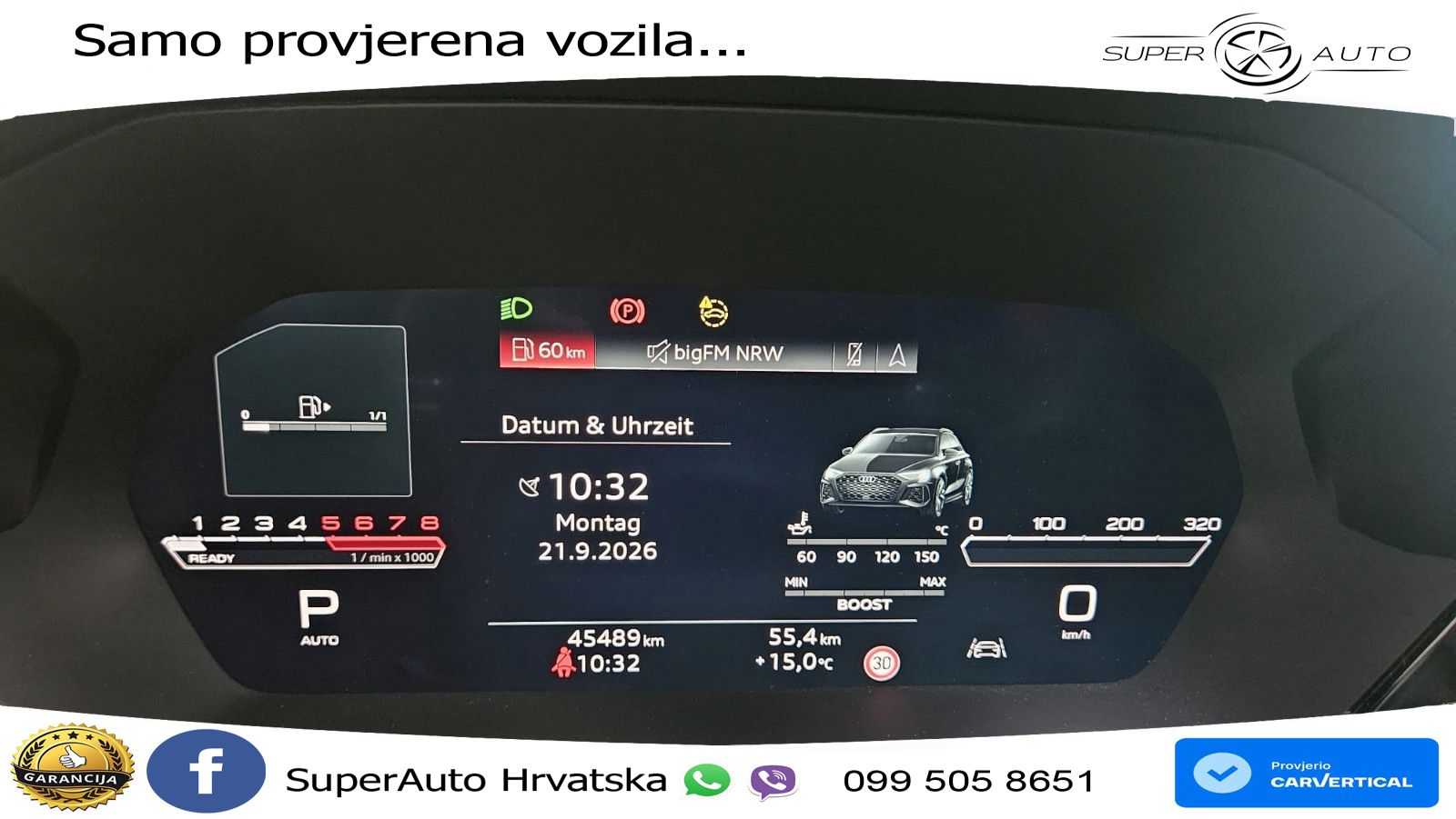 Audi RS3 Sedan 2.5 TFSI (400 KS) quattro S tronic LED+GR SJED+ACC