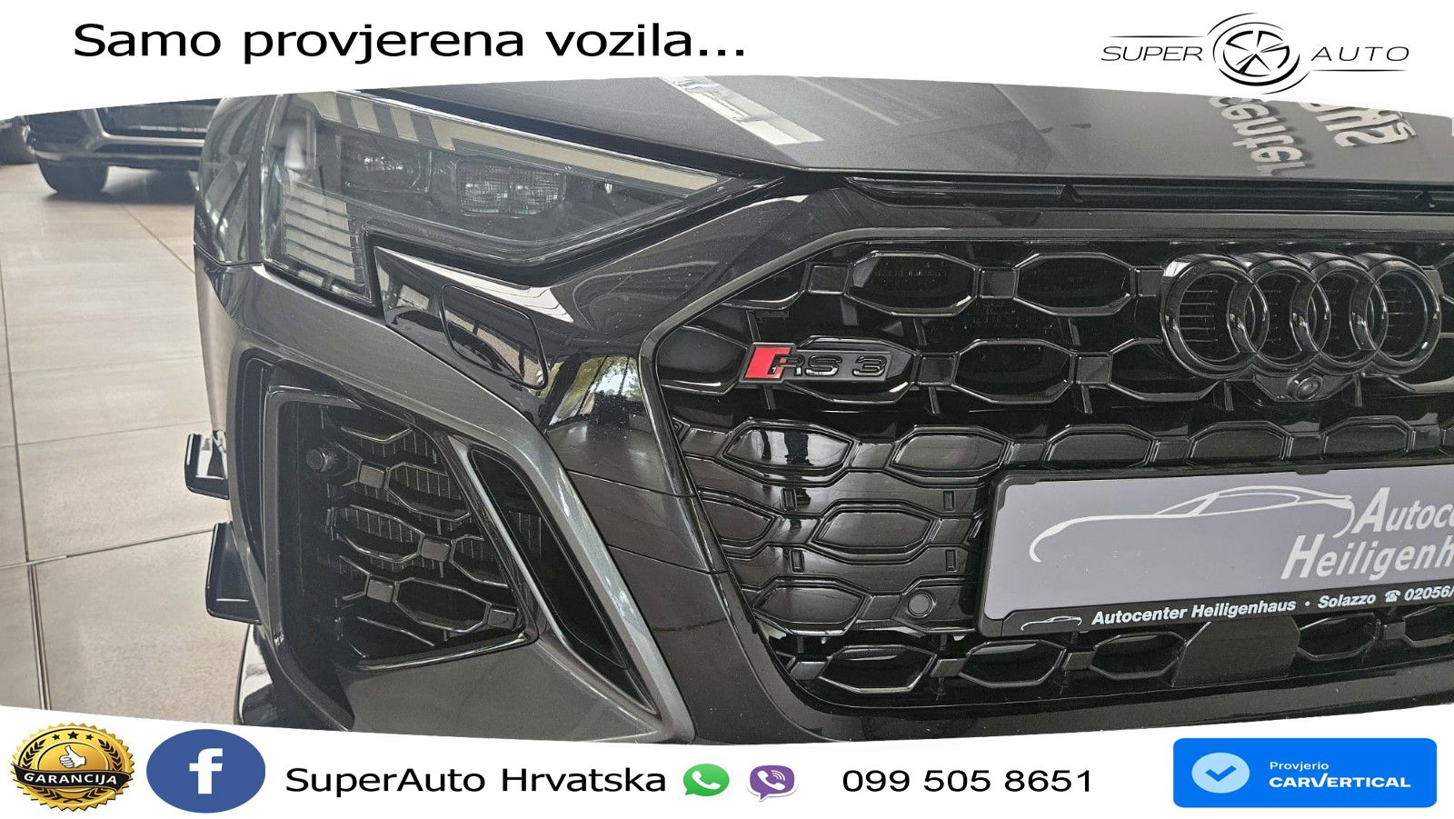 Audi RS3 Sedan 2.5 TFSI (400 KS) quattro S tronic LED+GR SJED+ACC