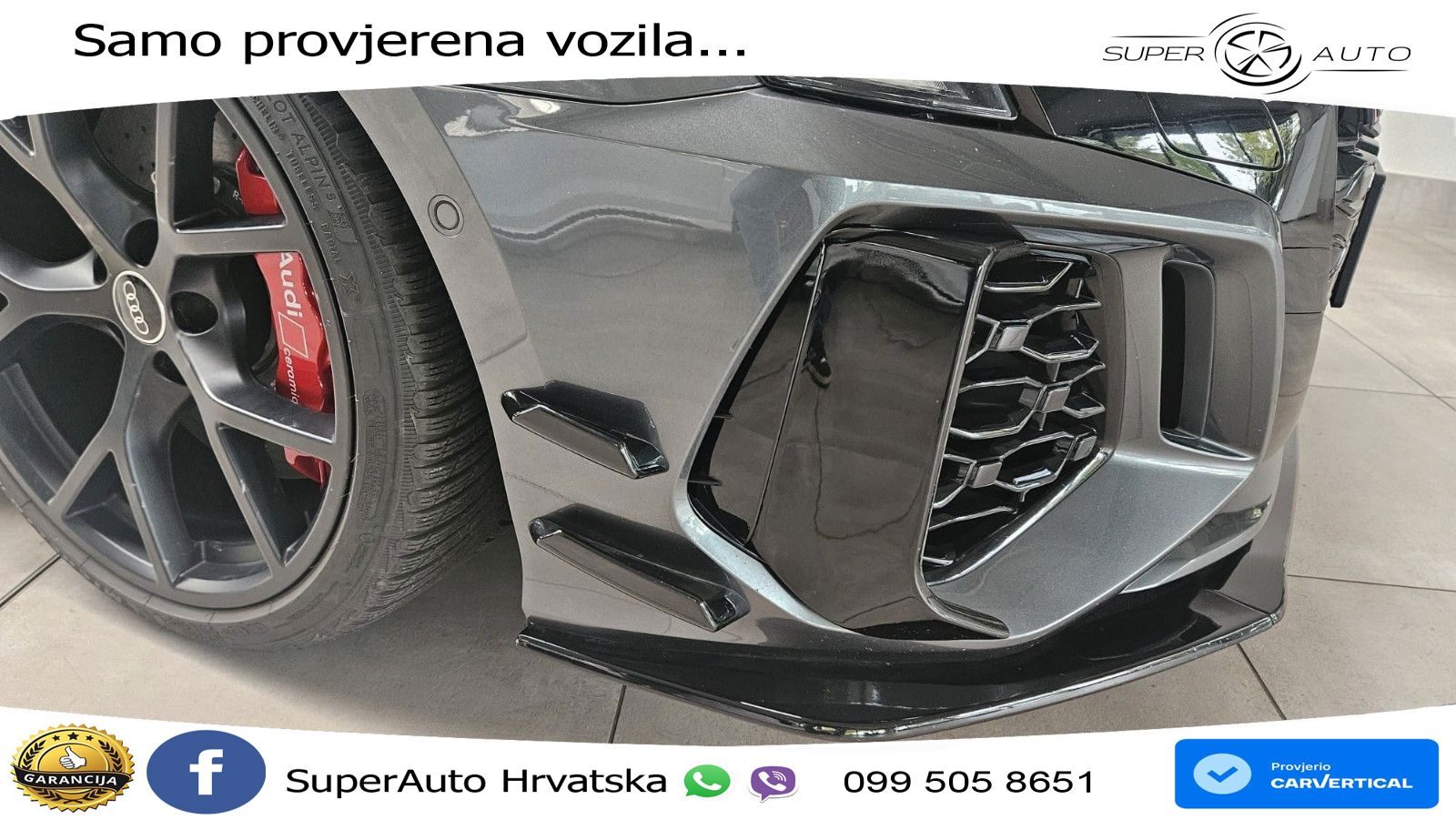 Audi RS3 Sedan 2.5 TFSI (400 KS) quattro S tronic LED+GR SJED+ACC