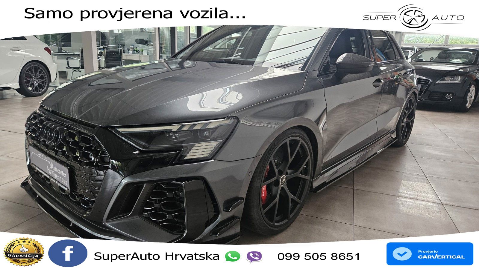 Audi RS3 Sedan 2.5 TFSI (400 KS) quattro S tronic LED+GR SJED+ACC