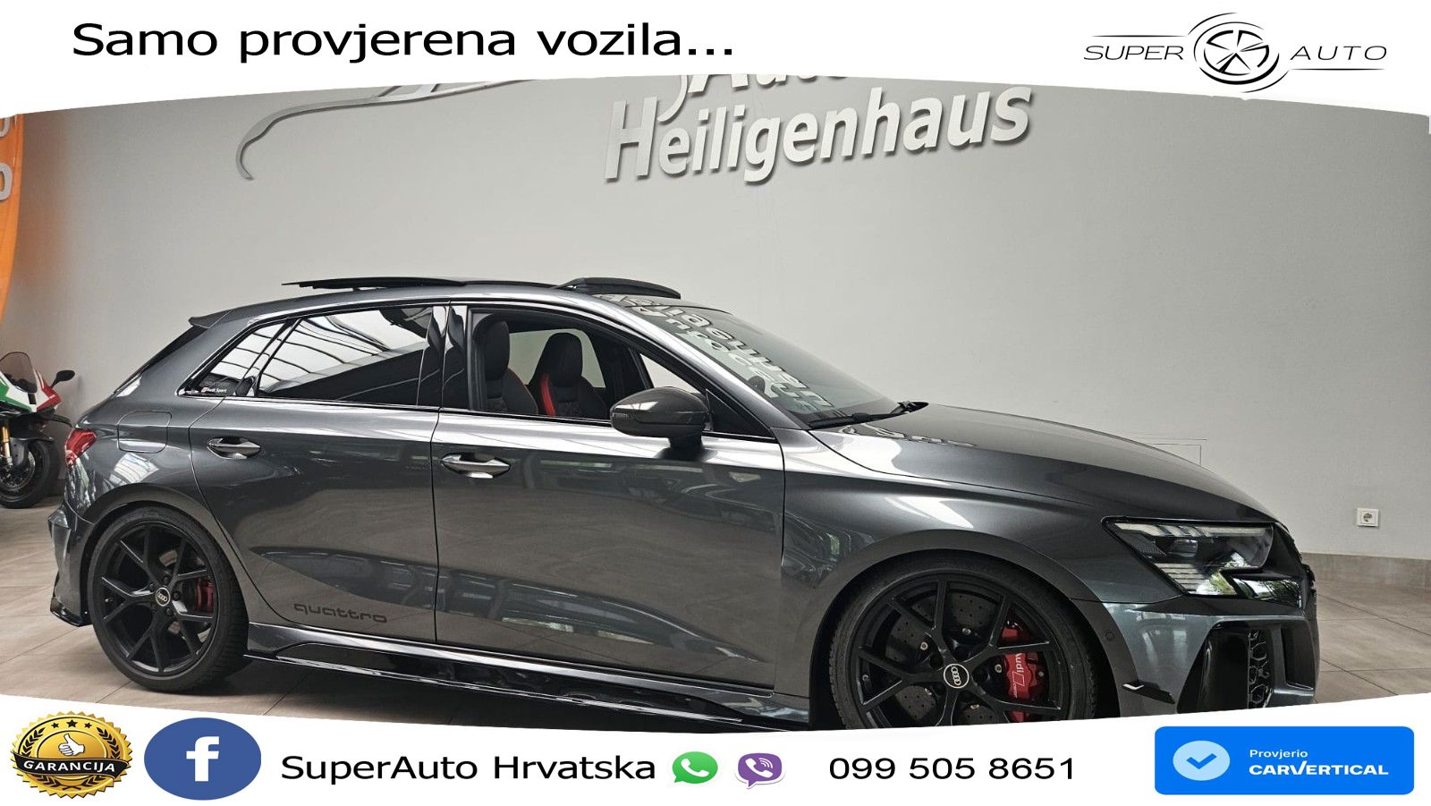 Audi RS3 Sedan 2.5 TFSI (400 KS) quattro S tronic LED+GR SJED+ACC