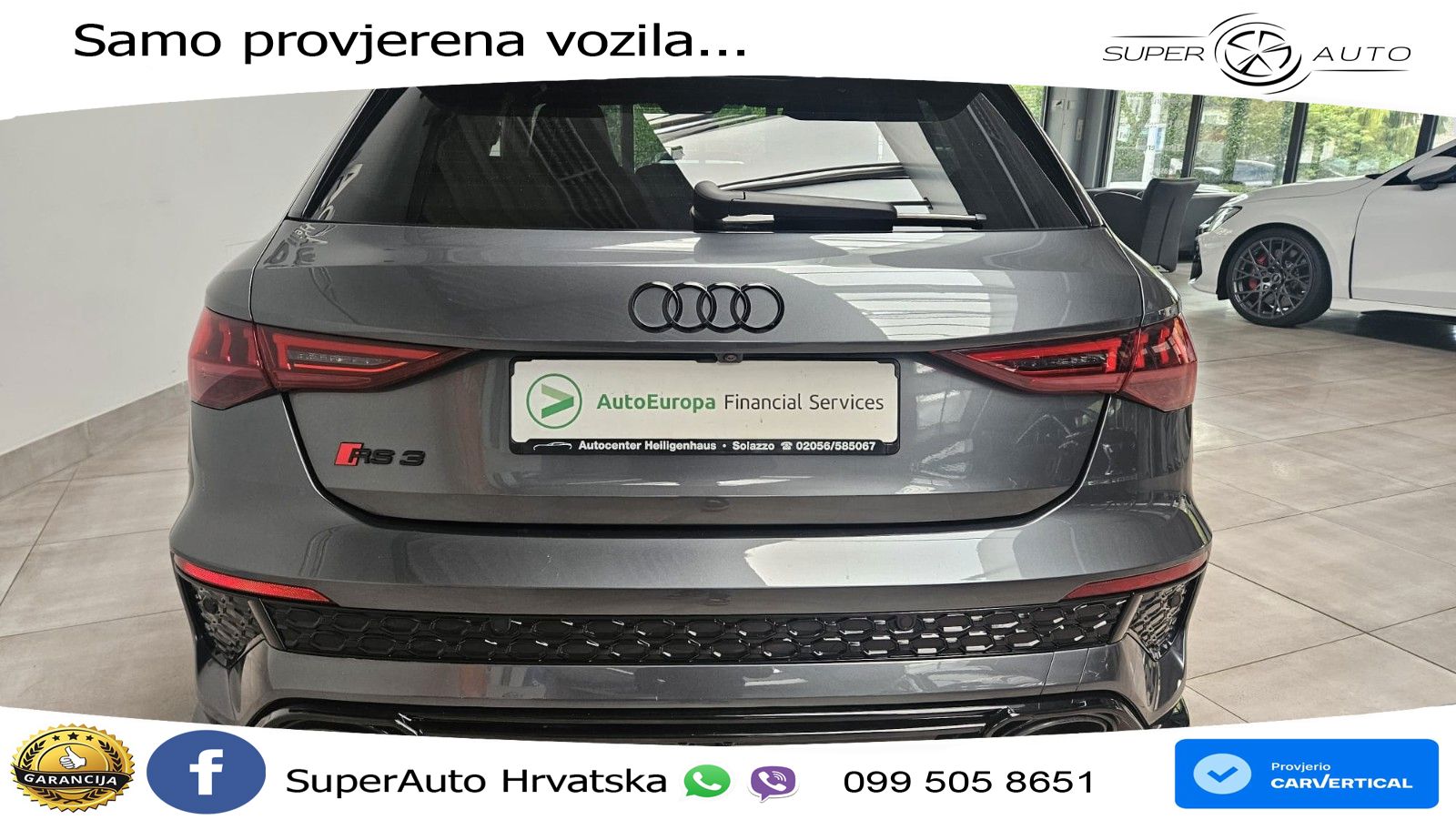 Audi RS3 Sedan 2.5 TFSI (400 KS) quattro S tronic LED+GR SJED+ACC