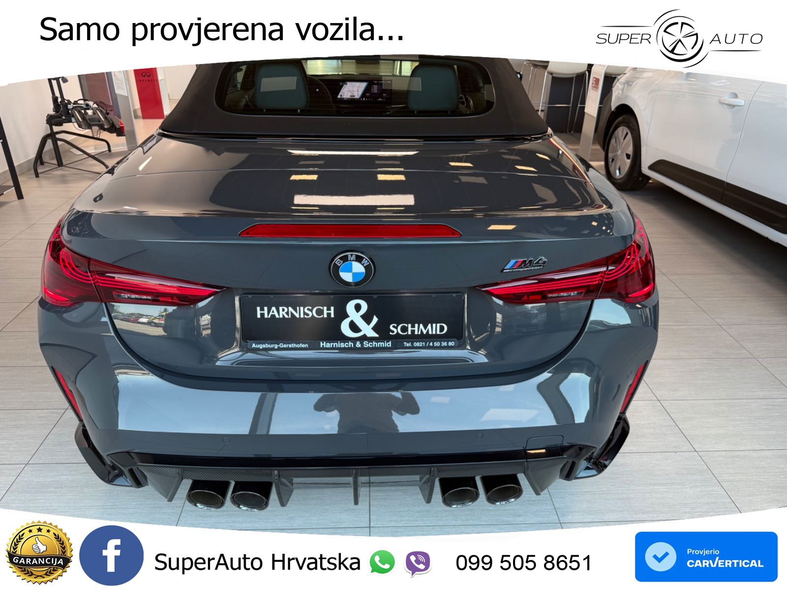 BMW M4 Convertible Competition 3.0 (530 KS) xDrive Steptronic LED+GR SJED+ACC