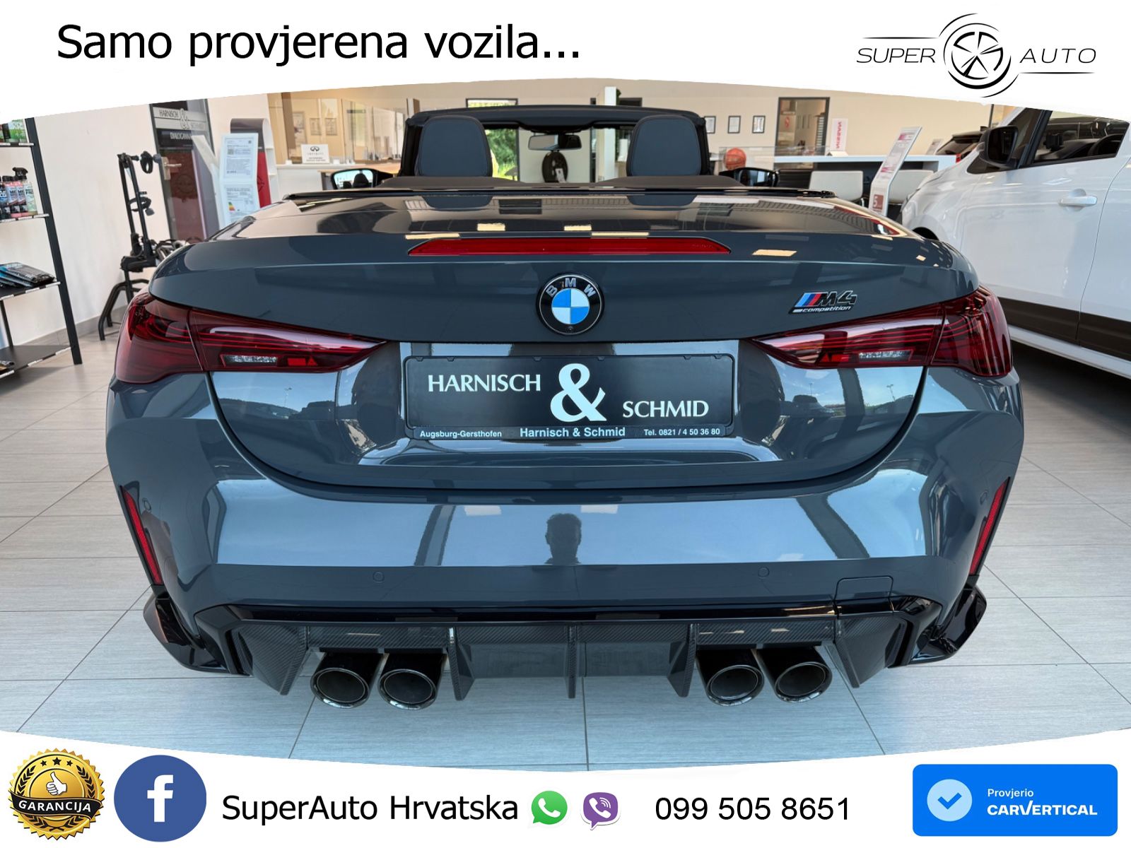BMW M4 Convertible Competition 3.0 (530 KS) xDrive Steptronic LED+GR SJED+ACC
