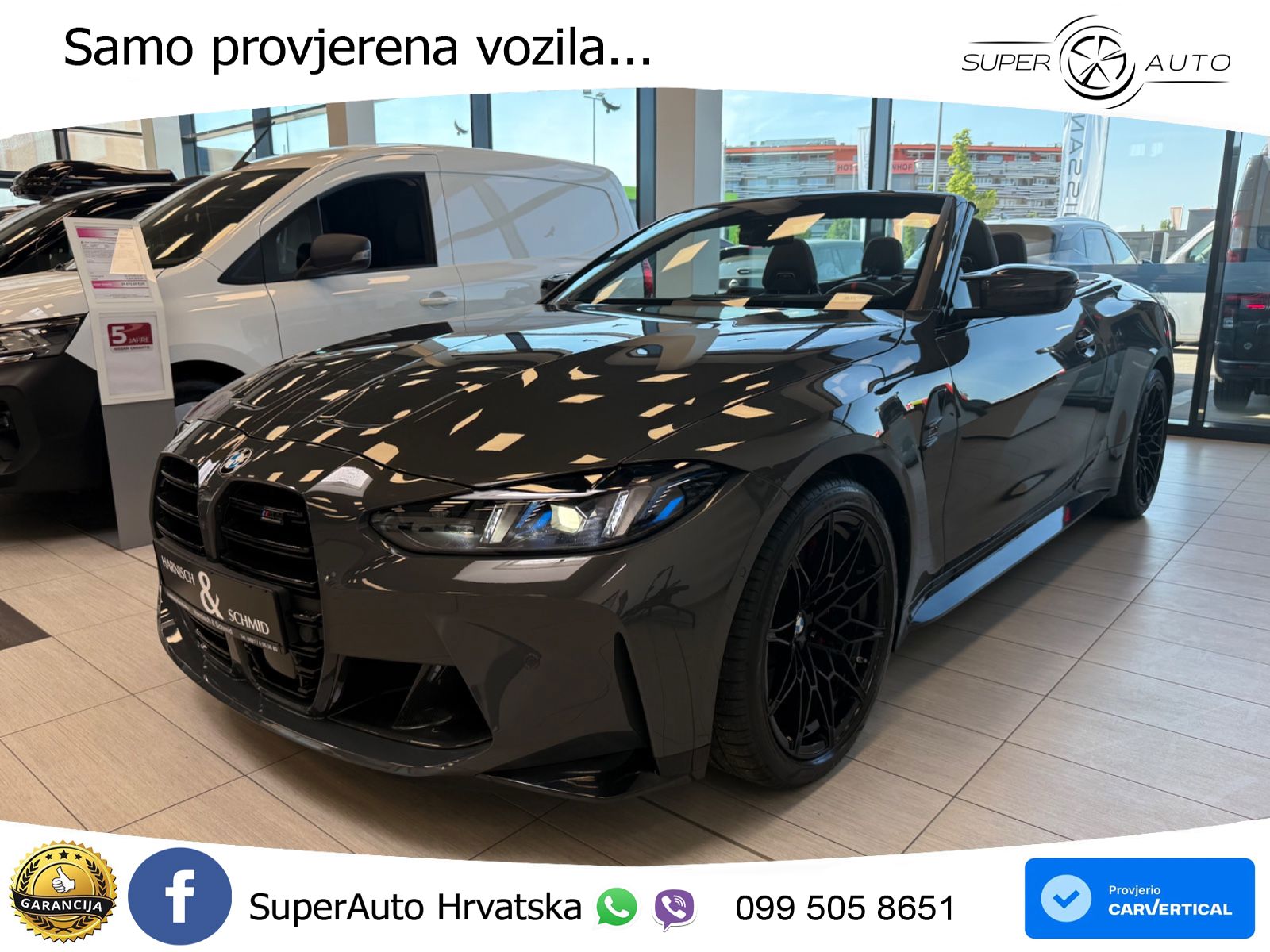 BMW M4 Convertible Competition 3.0 (530 KS) xDrive Steptronic LED+GR SJED+ACC