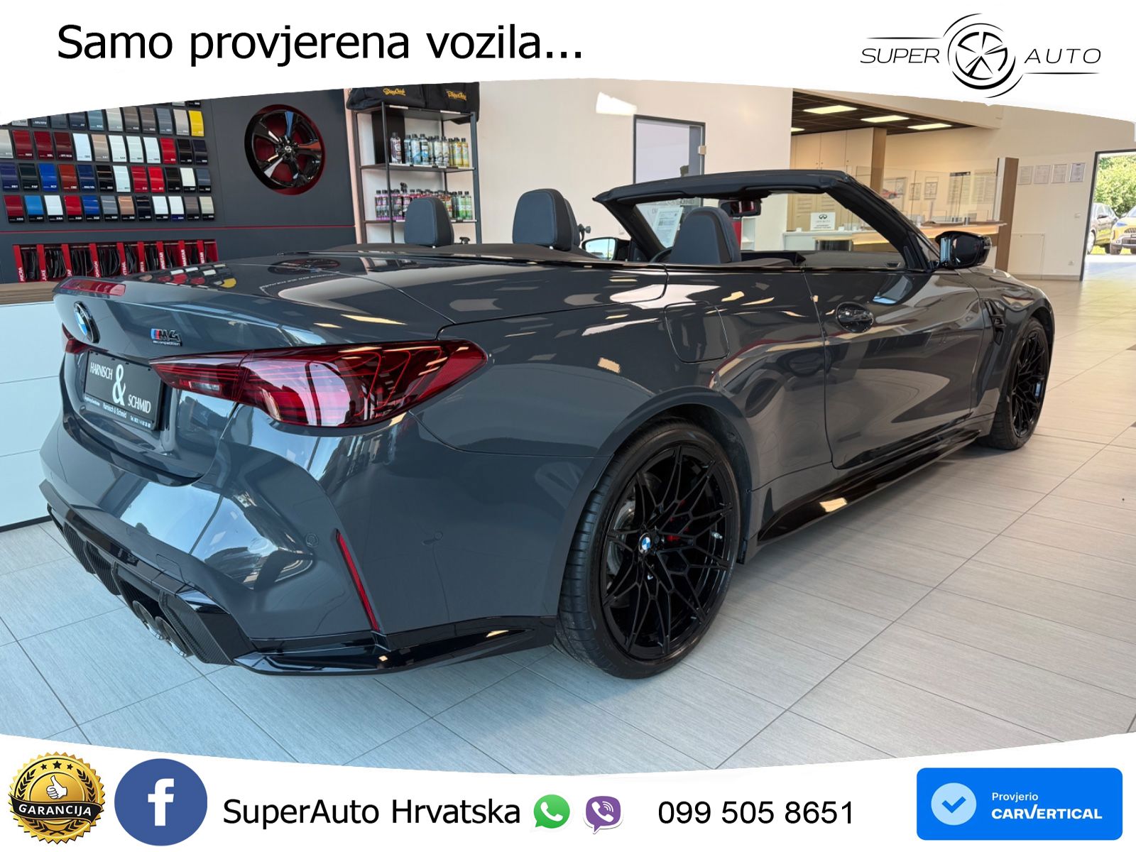 BMW M4 Convertible Competition 3.0 (530 KS) xDrive Steptronic LED+GR SJED+ACC