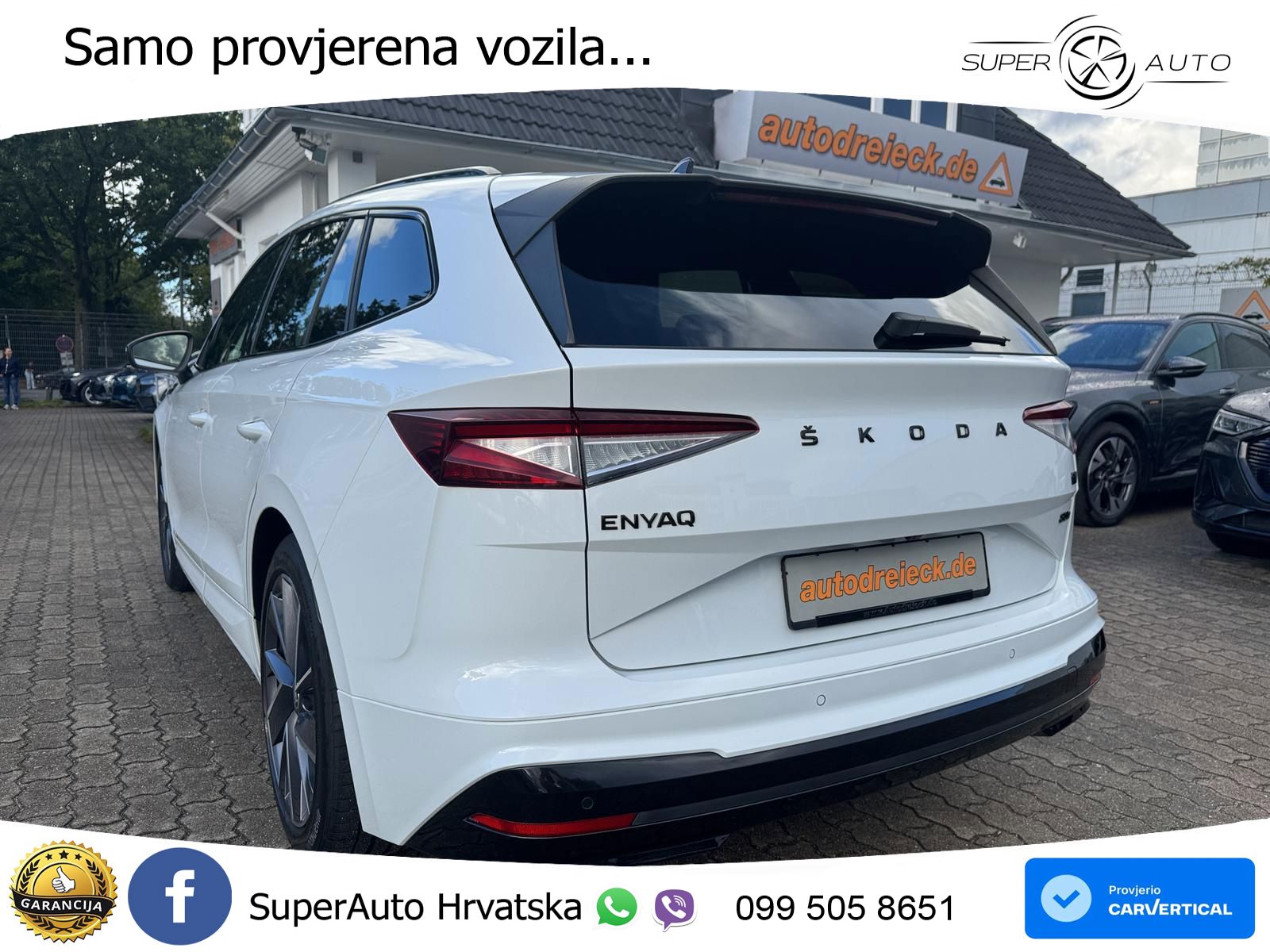 Škoda Enyaq iV 80x 82 kWh (265 KS) AWD SportLine LED+GR SJED+ACC