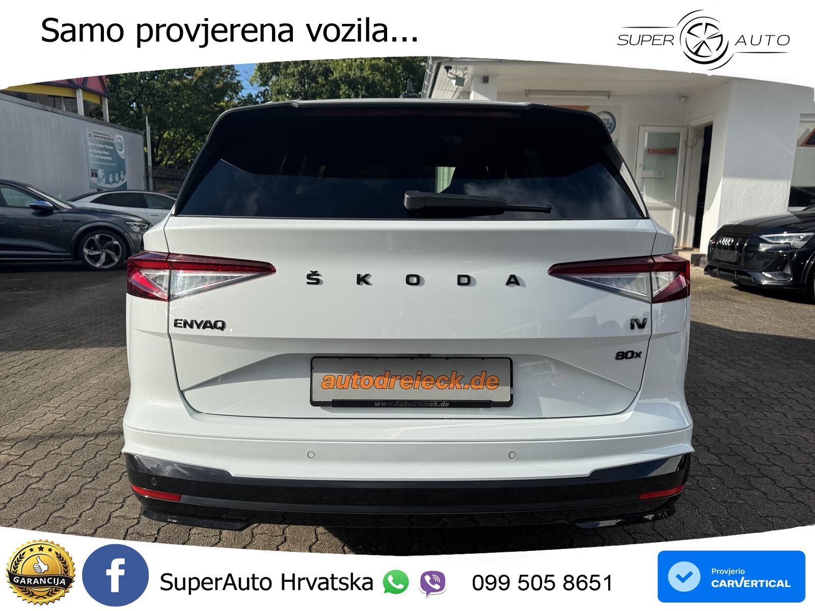 Škoda Enyaq iV 80x 82 kWh (265 KS) AWD SportLine LED+GR SJED+ACC