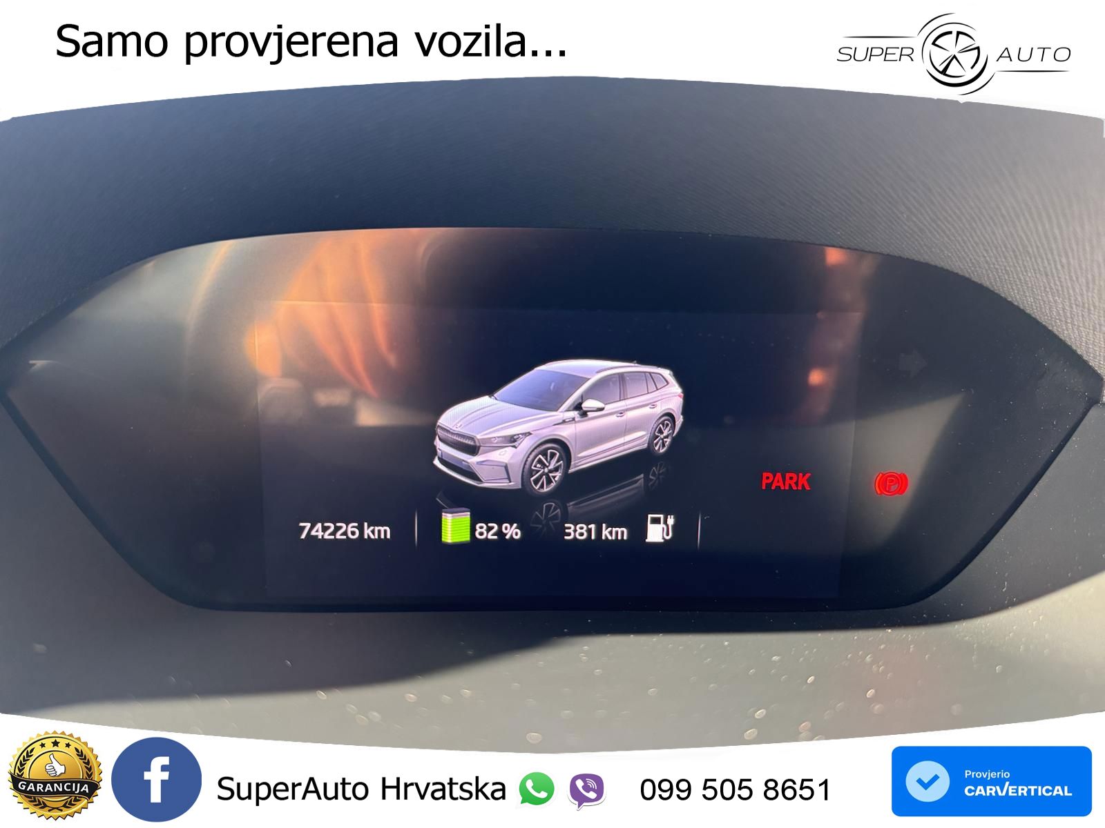 Škoda Enyaq iV 80x 82 kWh (265 KS) AWD SportLine LED+GR SJED+ACC