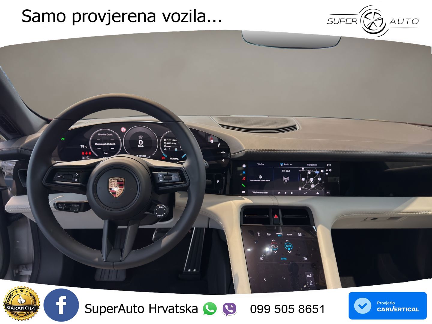 Porsche Taycan Sport Turismo 105 kWh (435 KS)