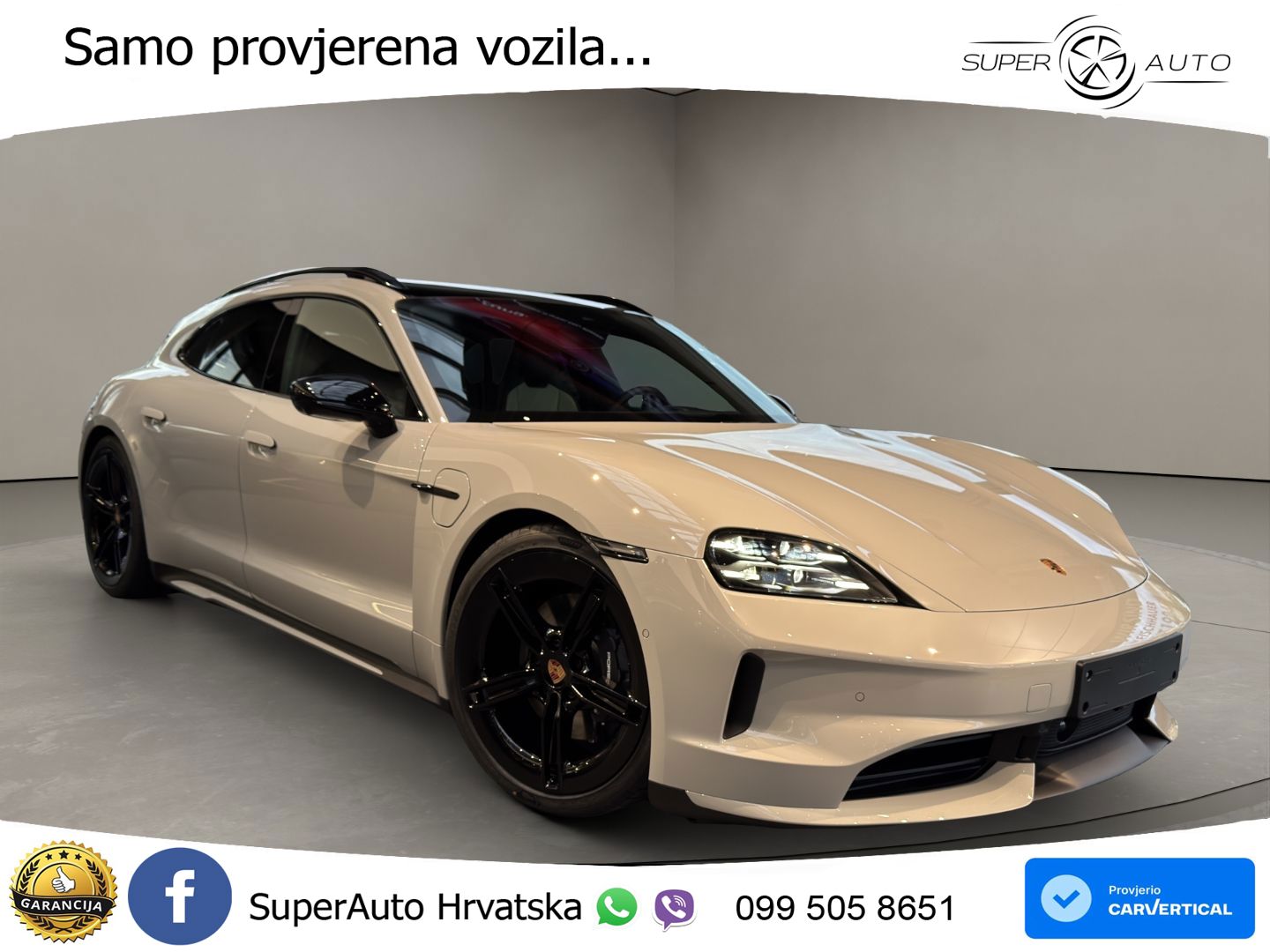 Porsche Taycan Sport Turismo 105 kWh (435 KS)