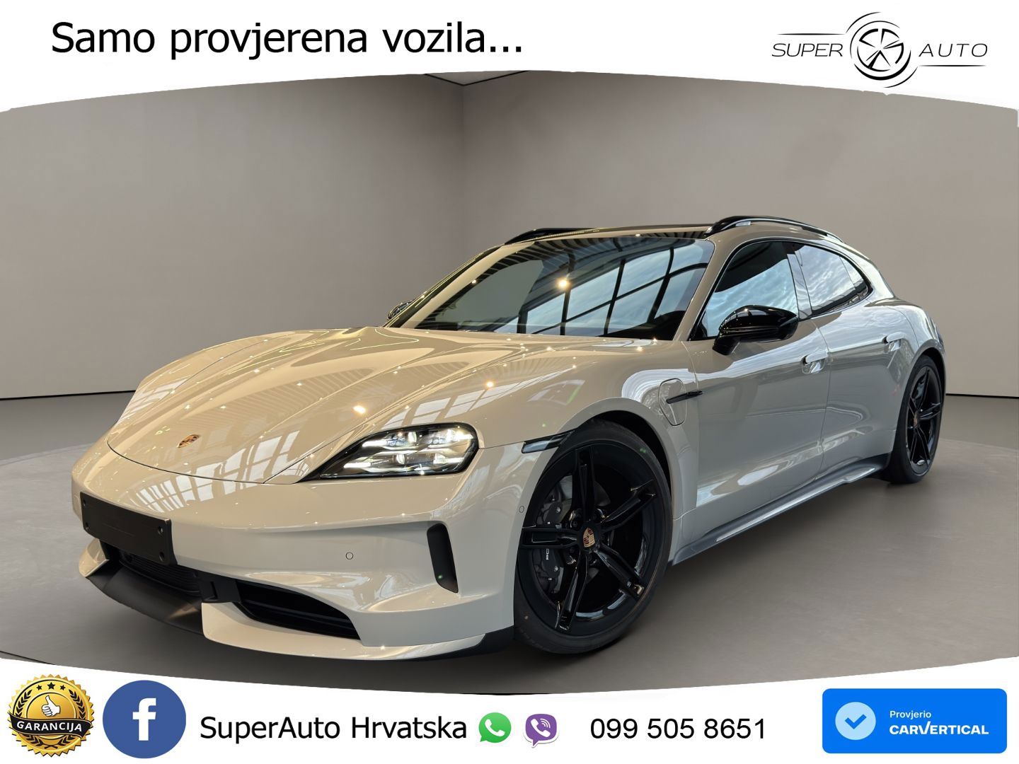 Porsche Taycan Sport Turismo 105 kWh (435 KS)