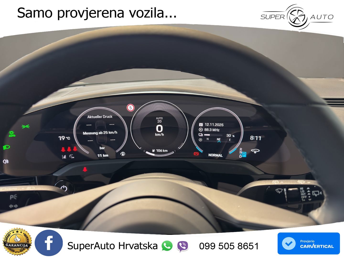 Porsche Taycan Sport Turismo 105 kWh (435 KS)