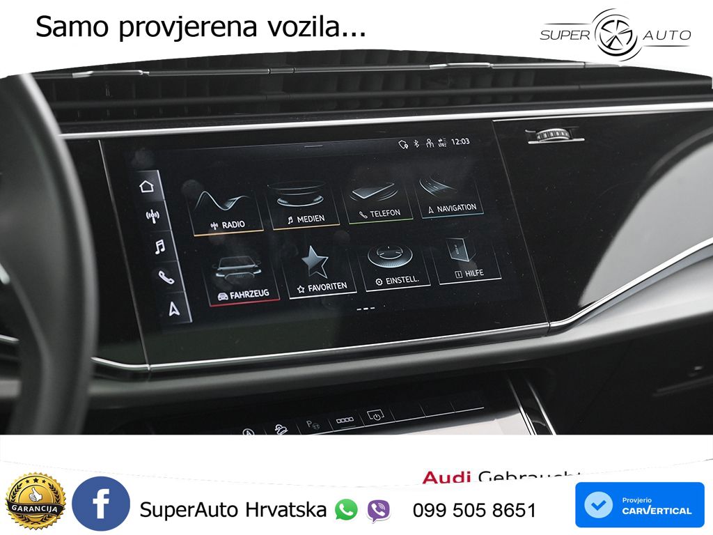 Audi Q8 45 TDI V6 (231 KS) quattro Tiptronic S line LED+GR SJED+ACC
