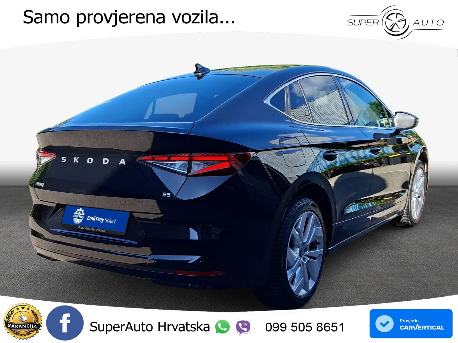 Škoda Enyaq Coupe iV 85 82 kWh (286 KS) LED+GR SJED+ACC