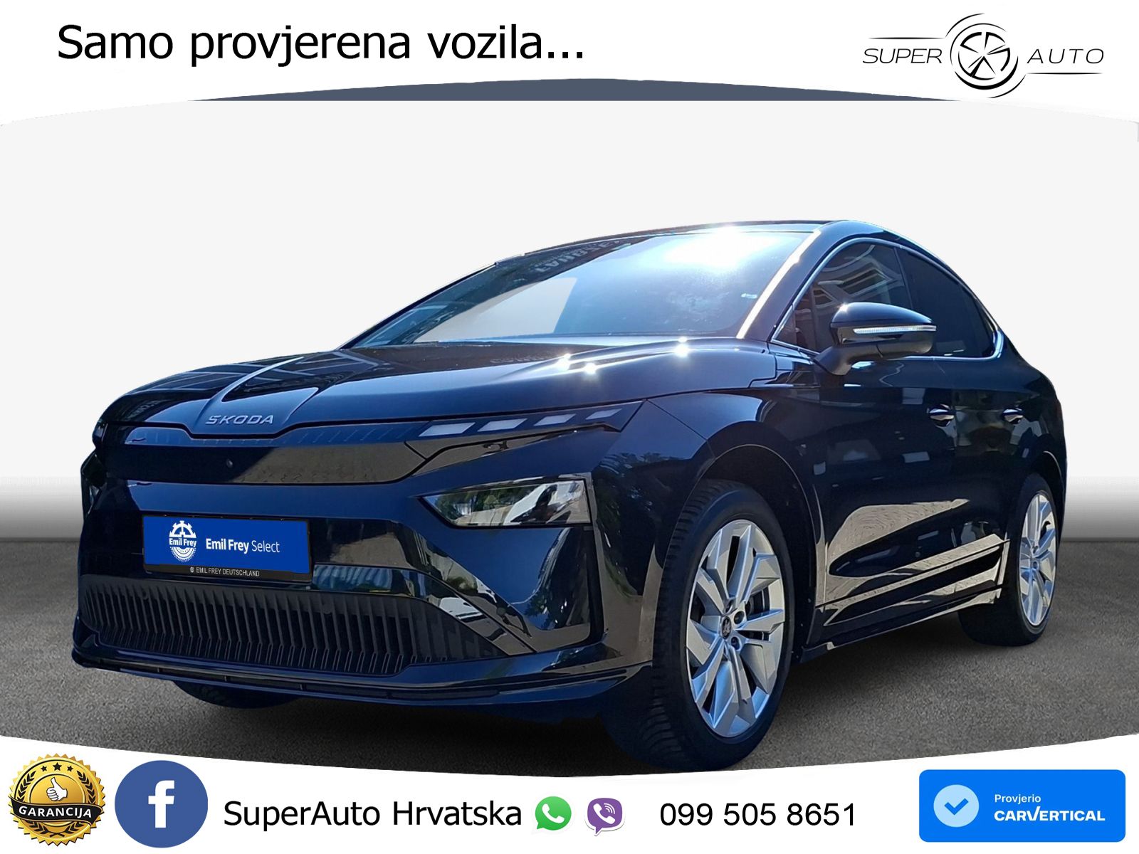 Škoda Enyaq Coupe iV 85 82 kWh (286 KS) LED+GR SJED+ACC