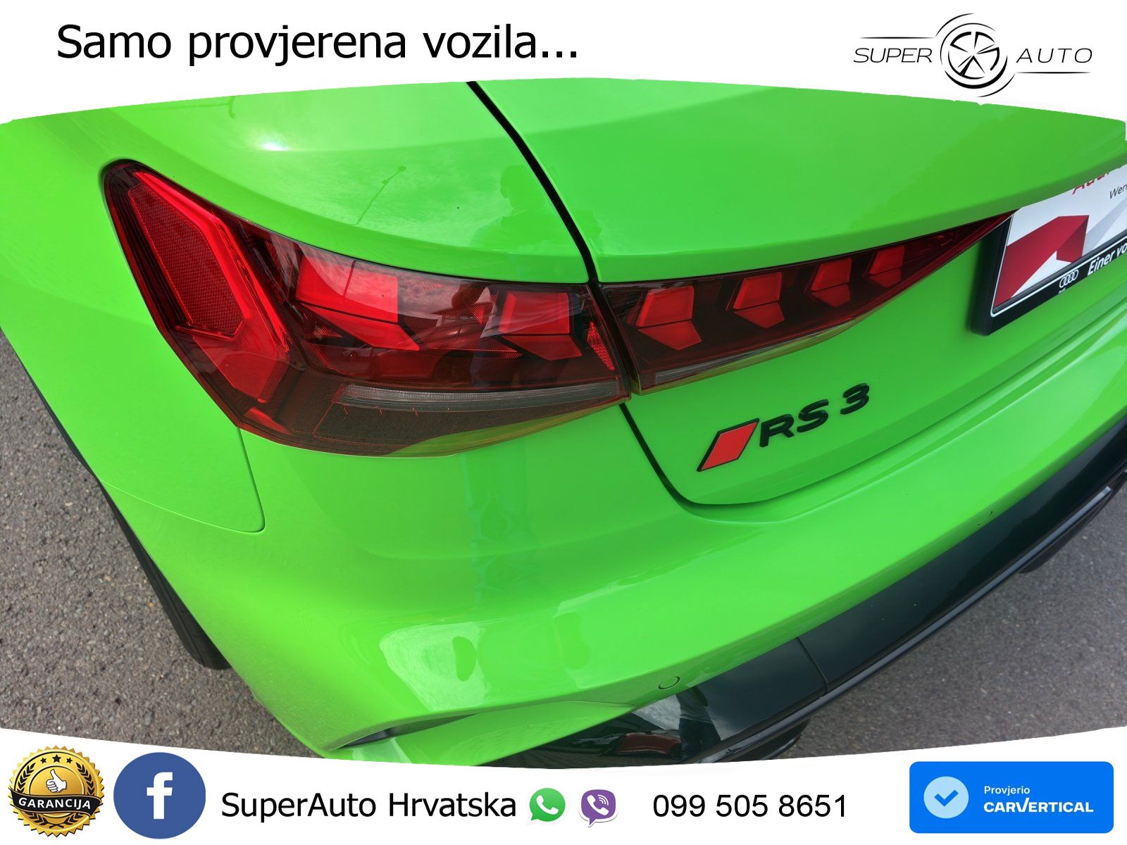 Audi RS3 Sedan 2.5 TFSI (400 KS) quattro S tronic