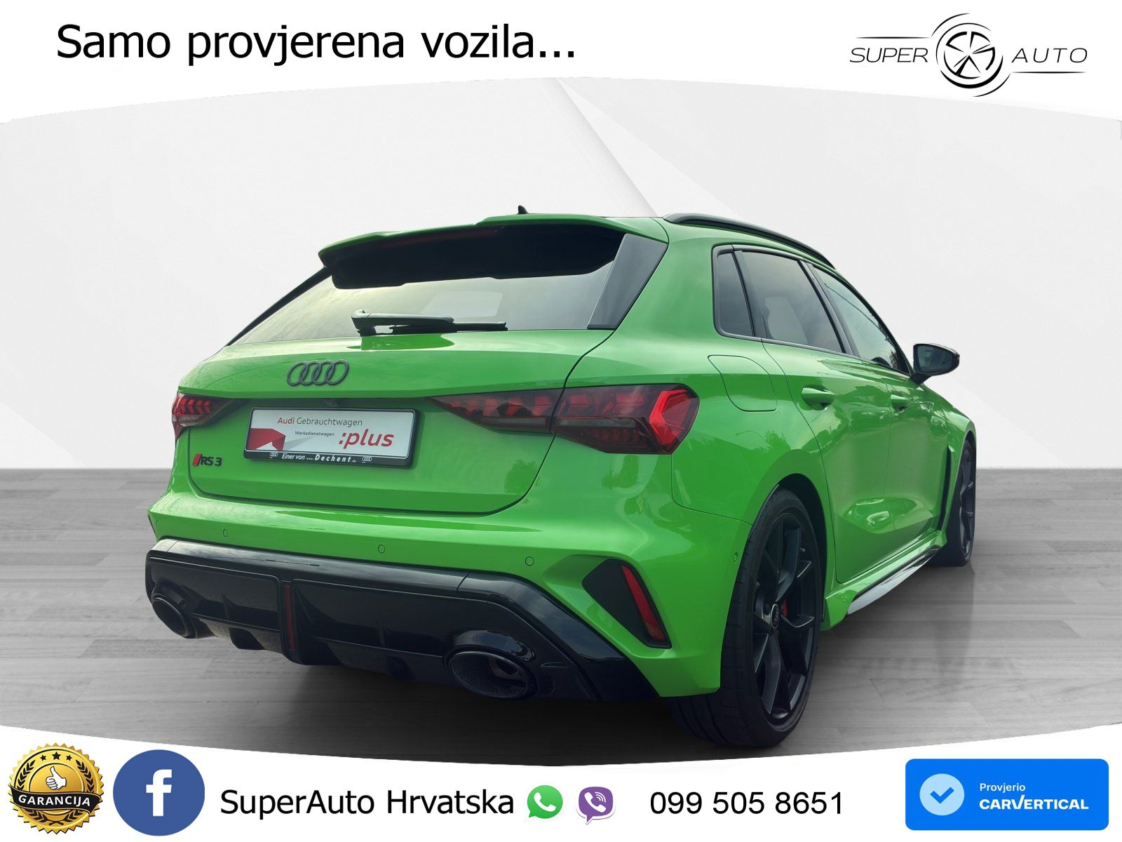 Audi RS3 Sedan 2.5 TFSI (400 KS) quattro S tronic