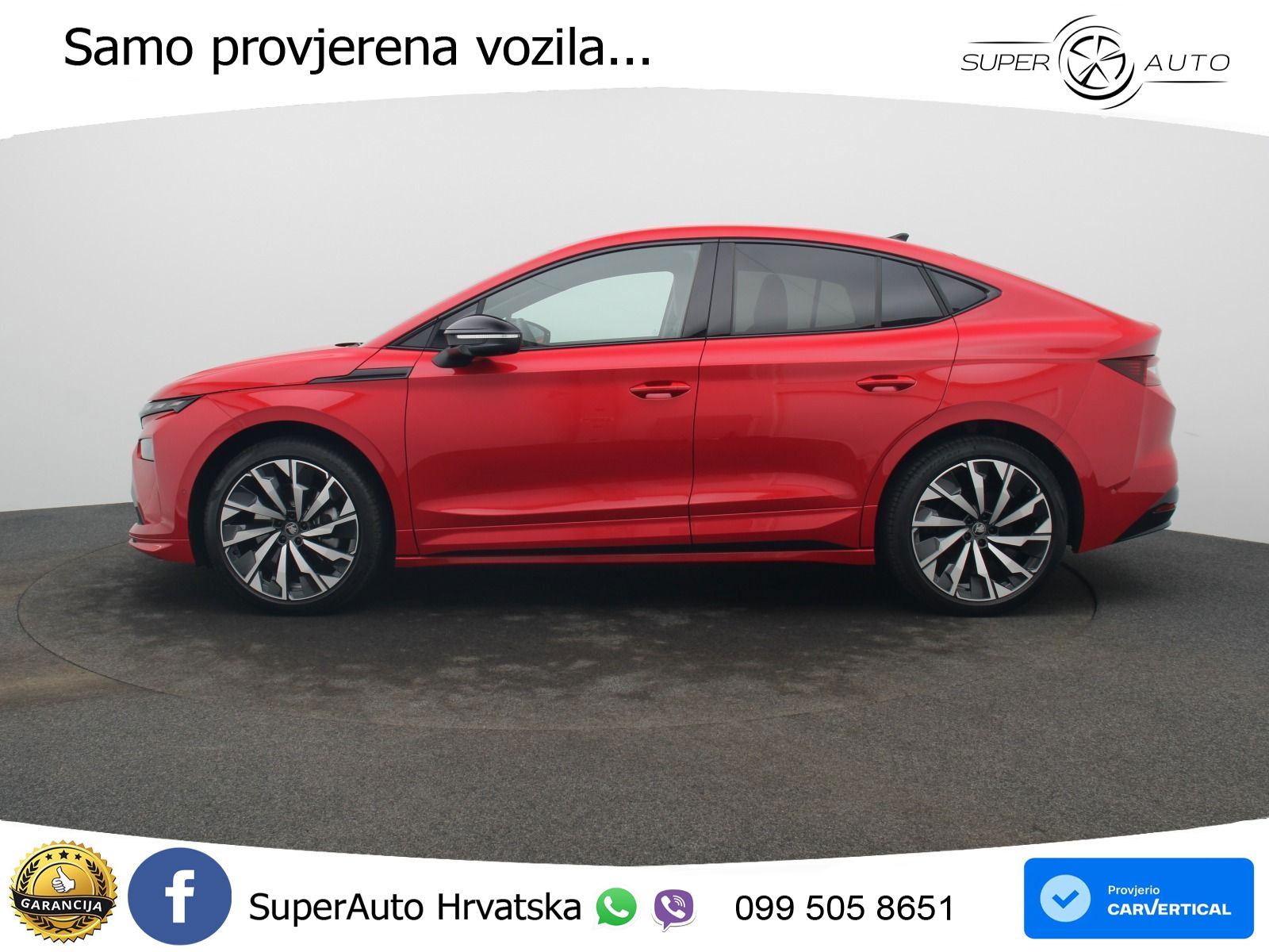 Škoda Enyaq Coupe iV 85 82 kWh (286 KS) SportLine LED+GR SJED+ACC