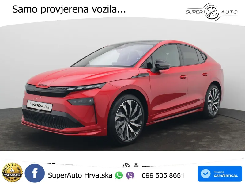 Škoda Enyaq Coupe iV 85 82 kWh (286 KS) SportLine LED+GR SJED+ACC