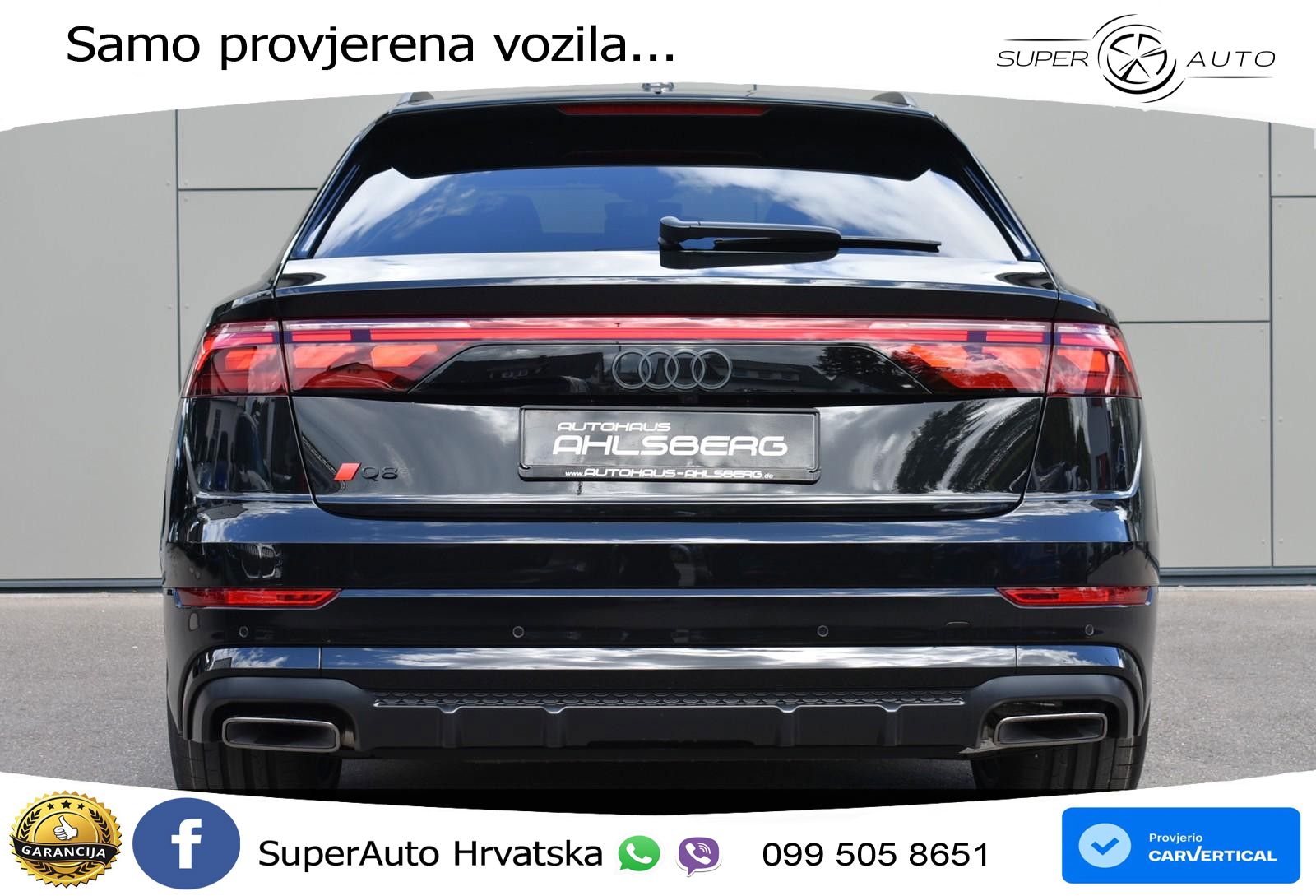 Audi Q8 50 TDI V6 (286 KS) quattro Tiptronic