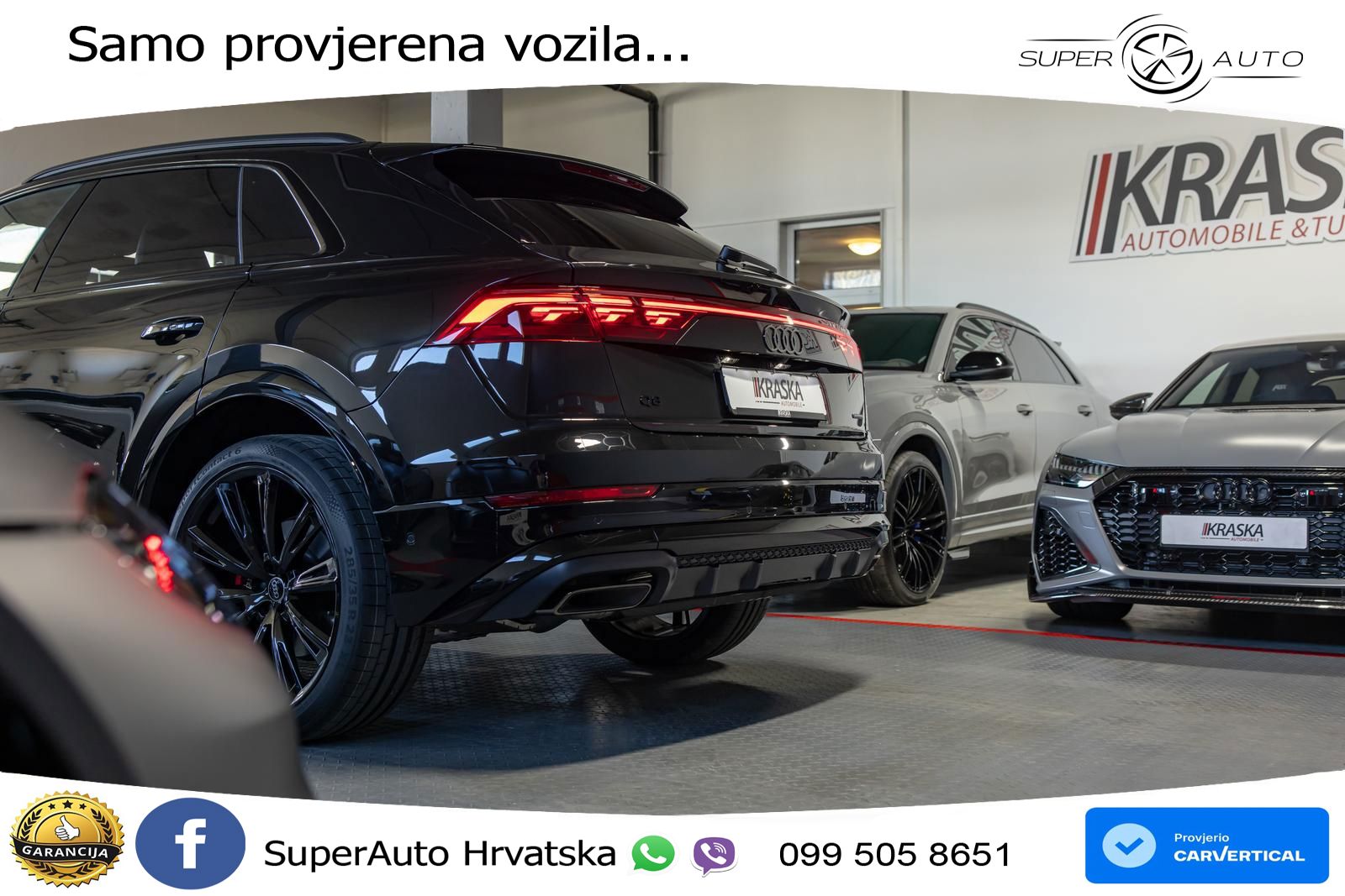 Audi Q8 50 TDI V6 (286 KS) quattro Tiptronic S line LED+GR SJED+ACC