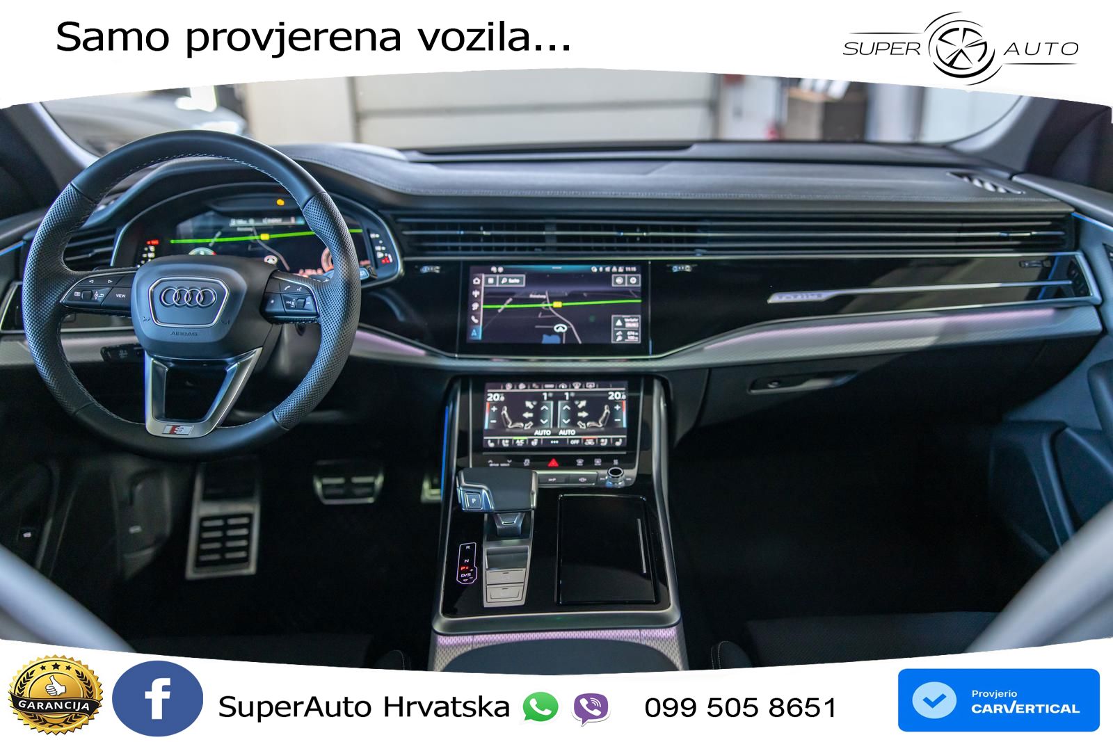 Audi Q8 50 TDI V6 (286 KS) quattro Tiptronic S line LED+GR SJED+ACC