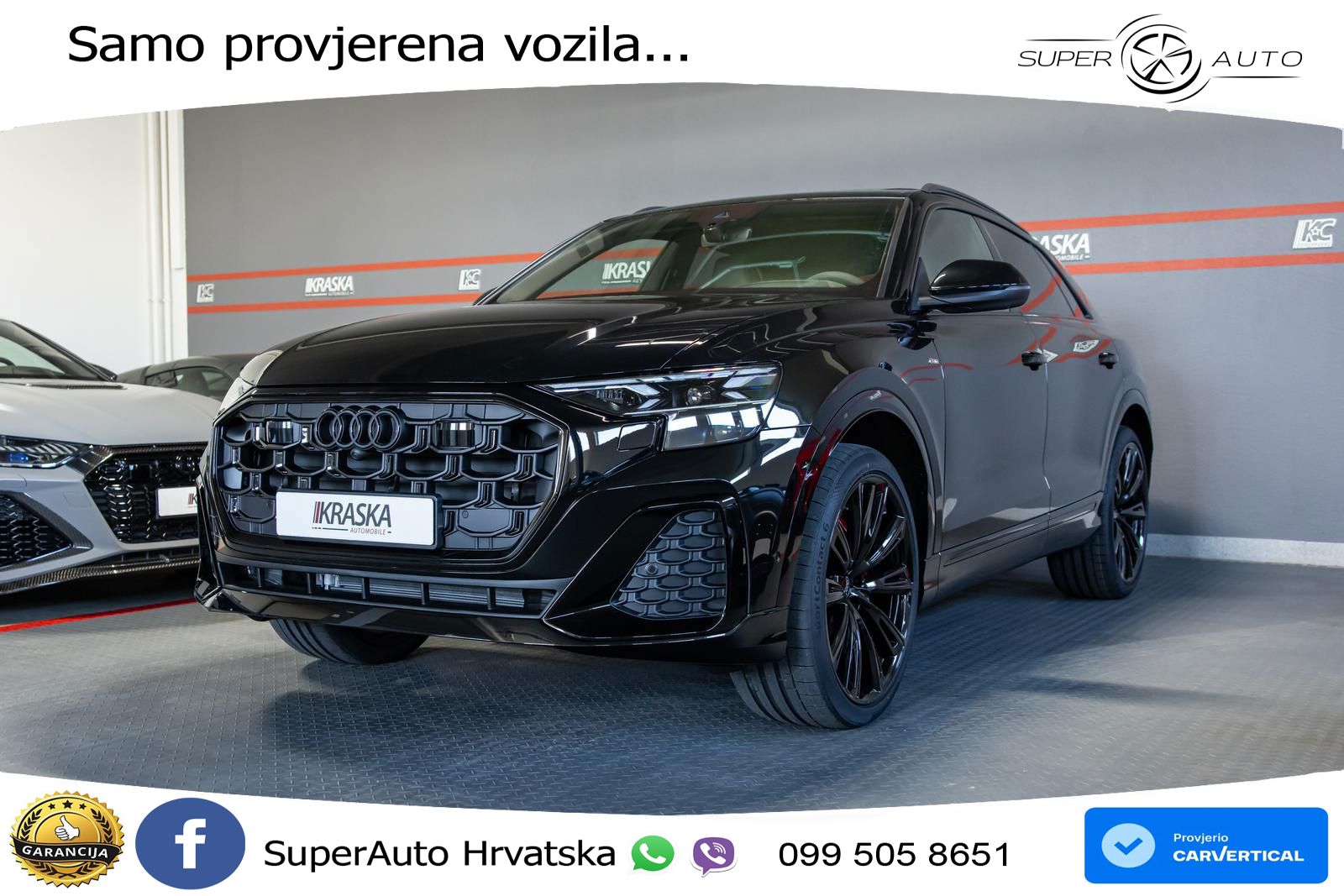 Audi Q8 50 TDI V6 (286 KS) quattro Tiptronic S line LED+GR SJED+ACC