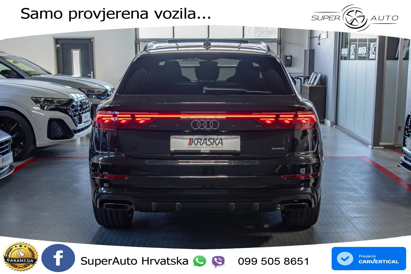 Audi Q8 50 TDI V6 (286 KS) quattro Tiptronic S line LED+GR SJED+ACC