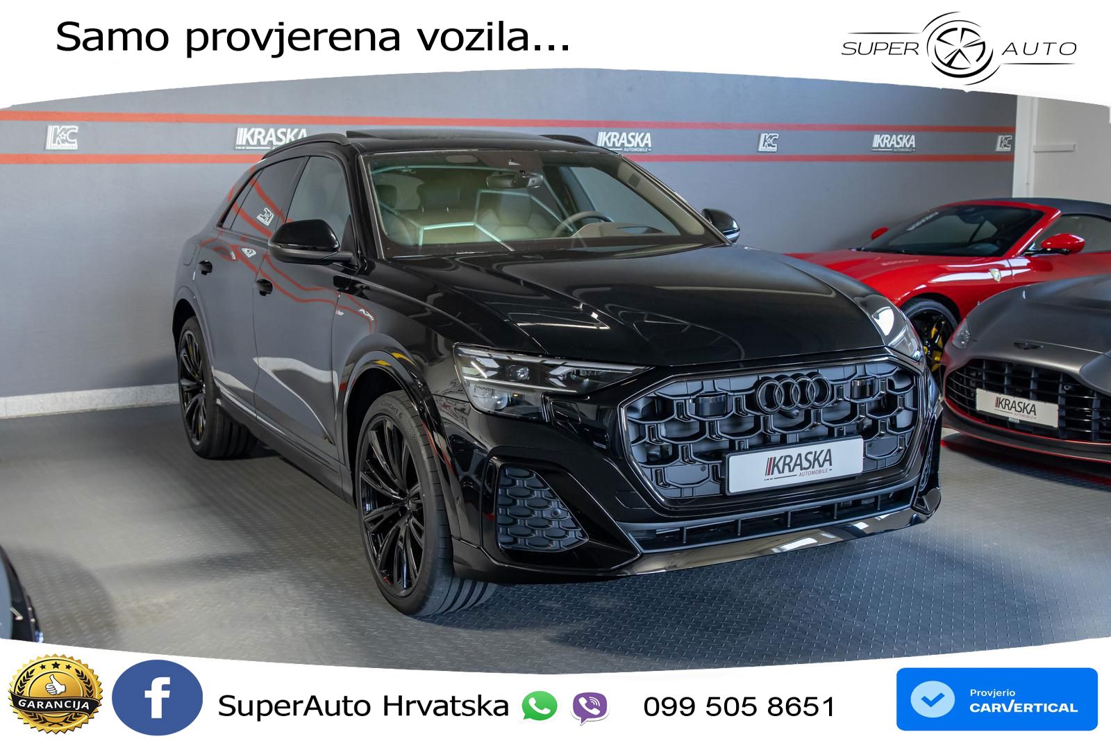 Audi Q8 50 TDI V6 (286 KS) quattro Tiptronic S line LED+GR SJED+ACC