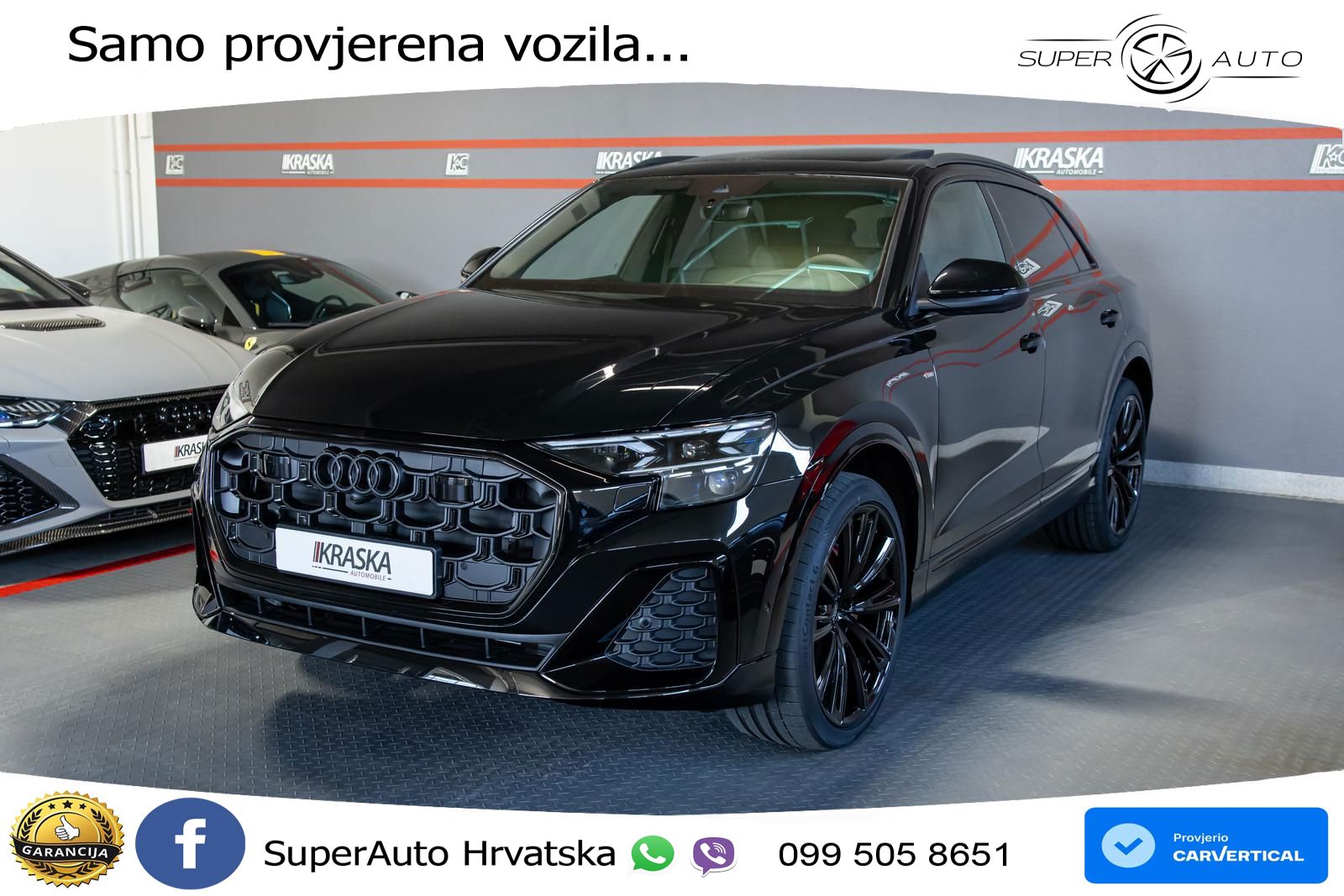 Audi Q8 50 TDI V6 (286 KS) quattro Tiptronic S line LED+GR SJED+ACC