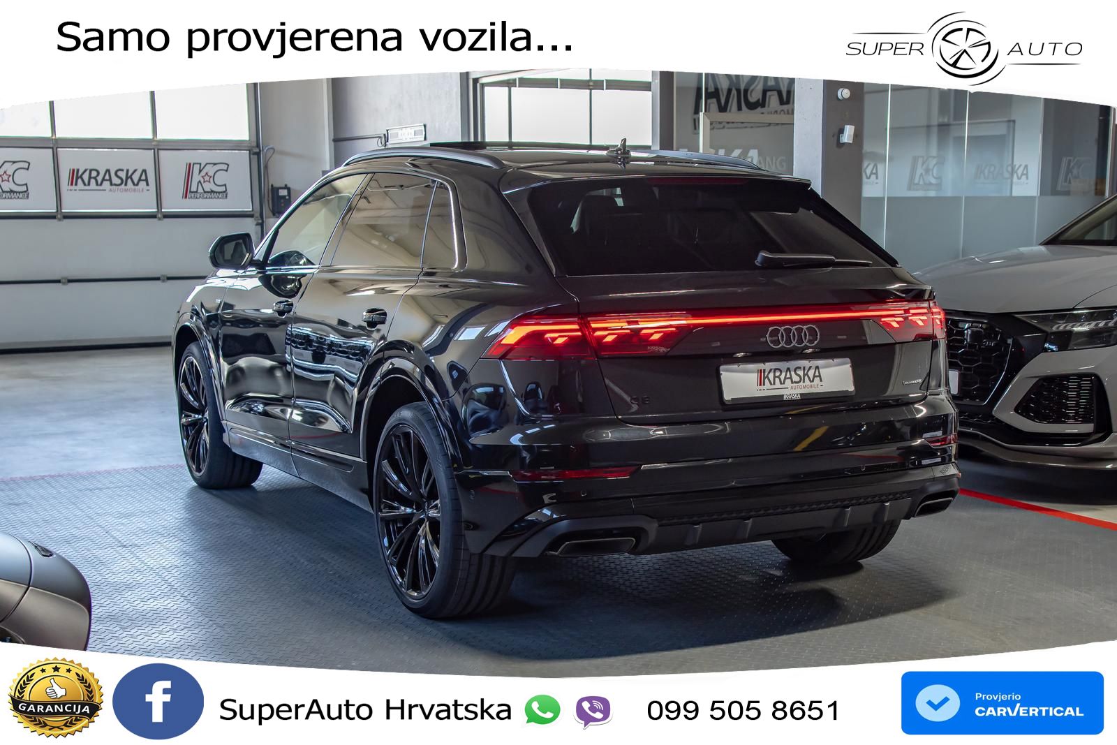 Audi Q8 50 TDI V6 (286 KS) quattro Tiptronic S line LED+GR SJED+ACC